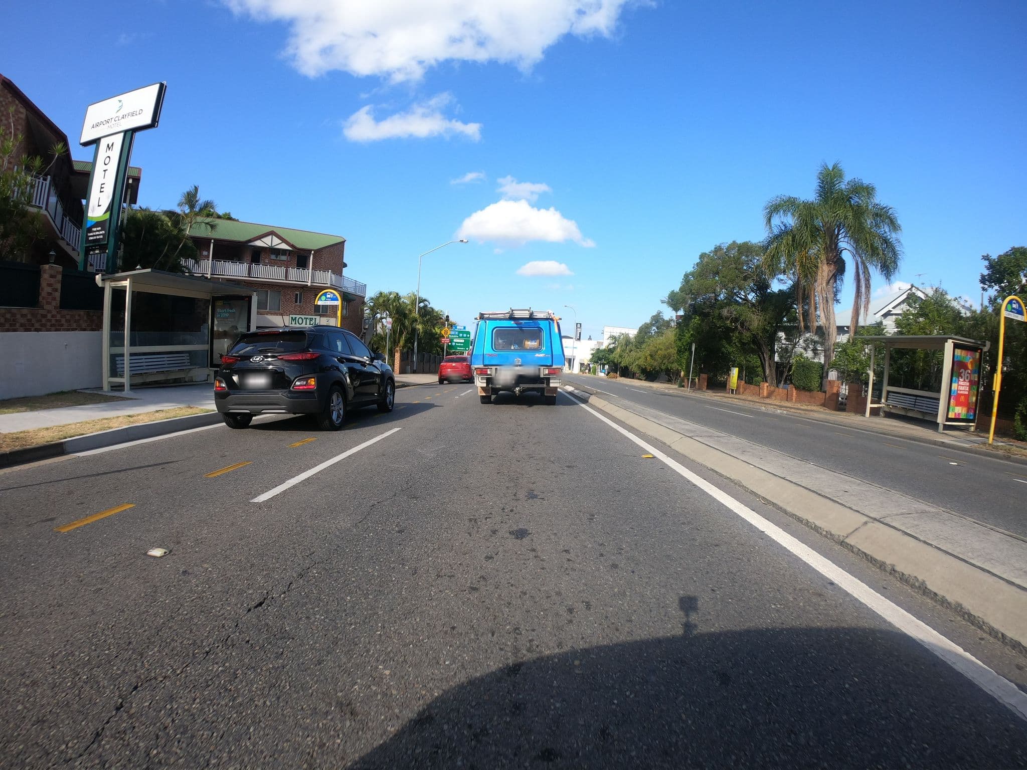 Street view near Airport Clayfield Motel, Clayfield — © eneerhut (CC BY-SA · Mapillary)
