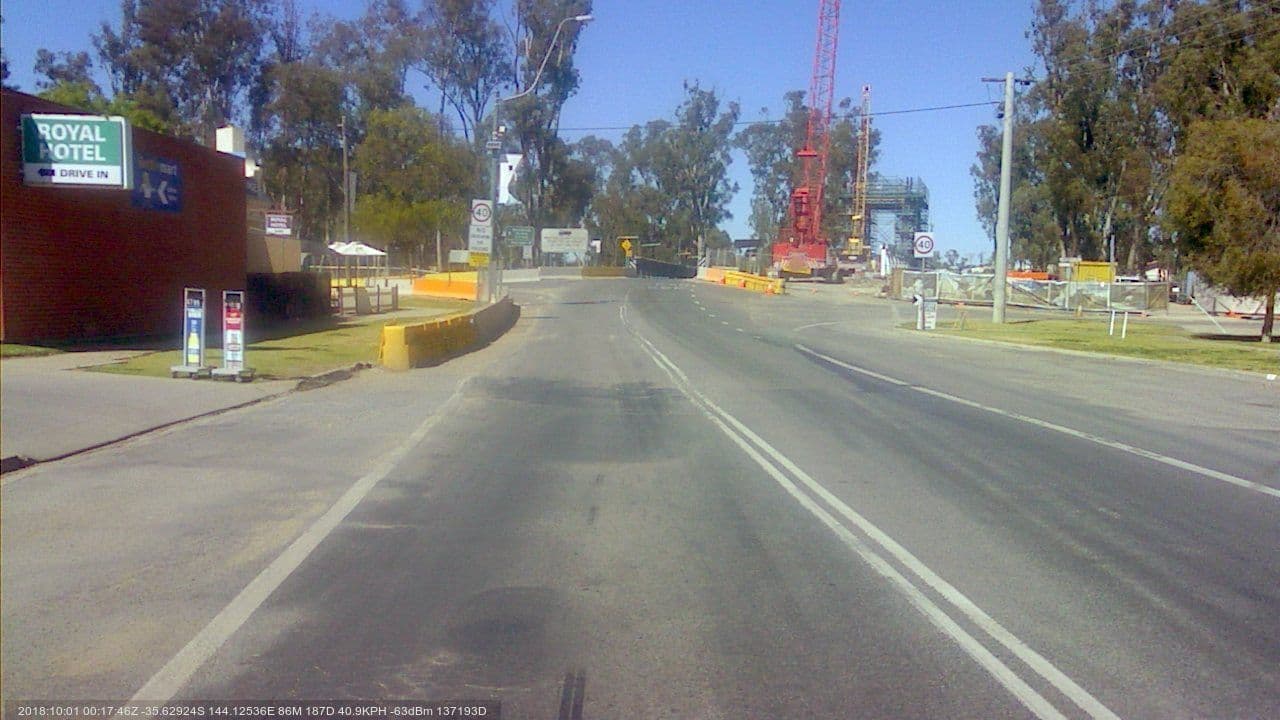 Street view near Royal Hotel, Barham — © bob3bob3 (CC BY-SA · Mapillary)