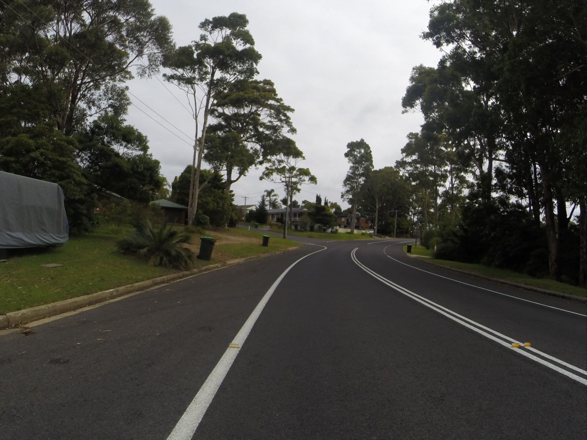 Street view near Denhams Beach Cottage, Sunshine Bay — © maxim75 (CC BY-SA · Mapillary)