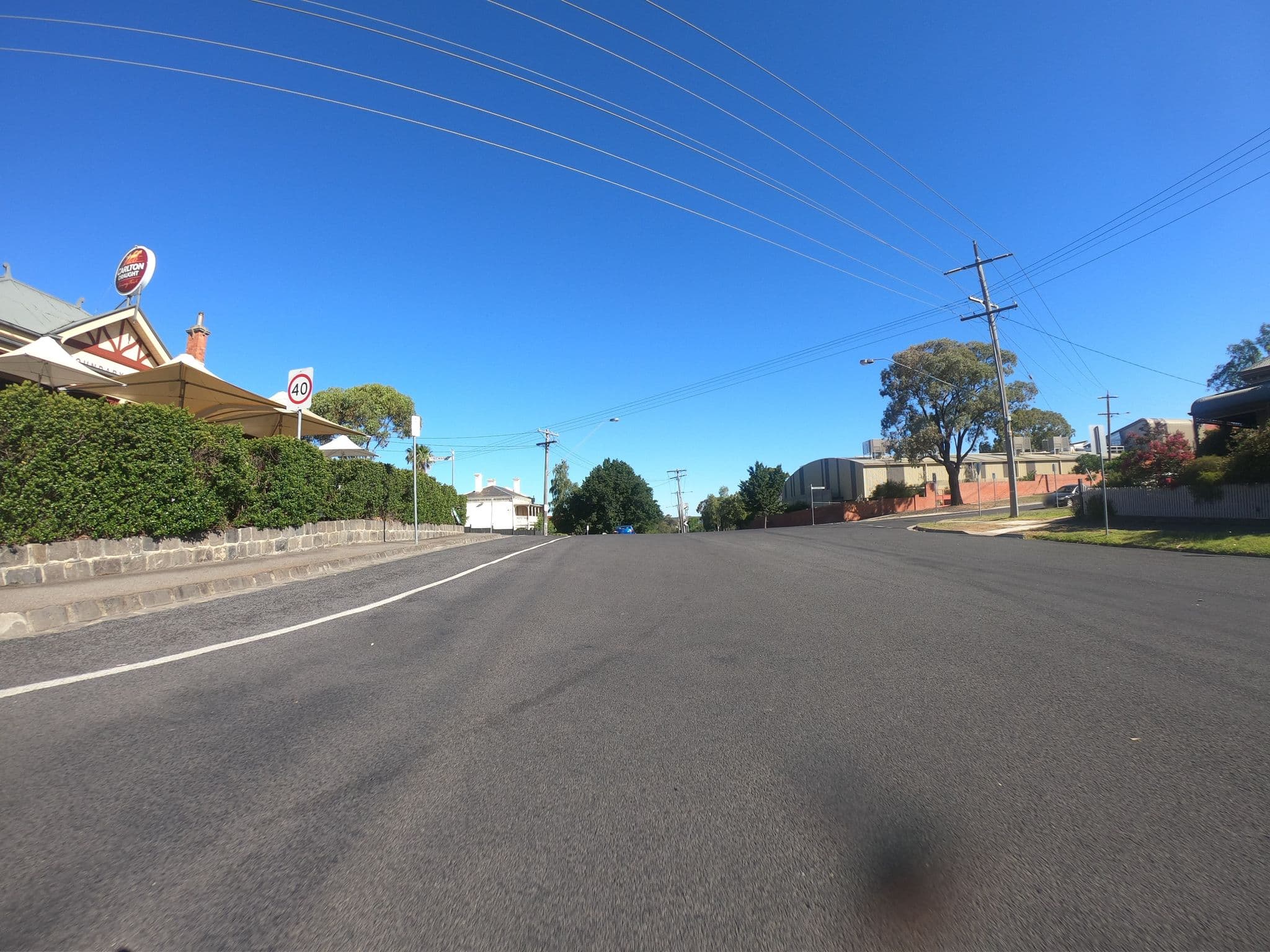 Street view near Old Boundary Hotel, Bendigo city centre — © eneerhut (CC BY-SA · Mapillary)
