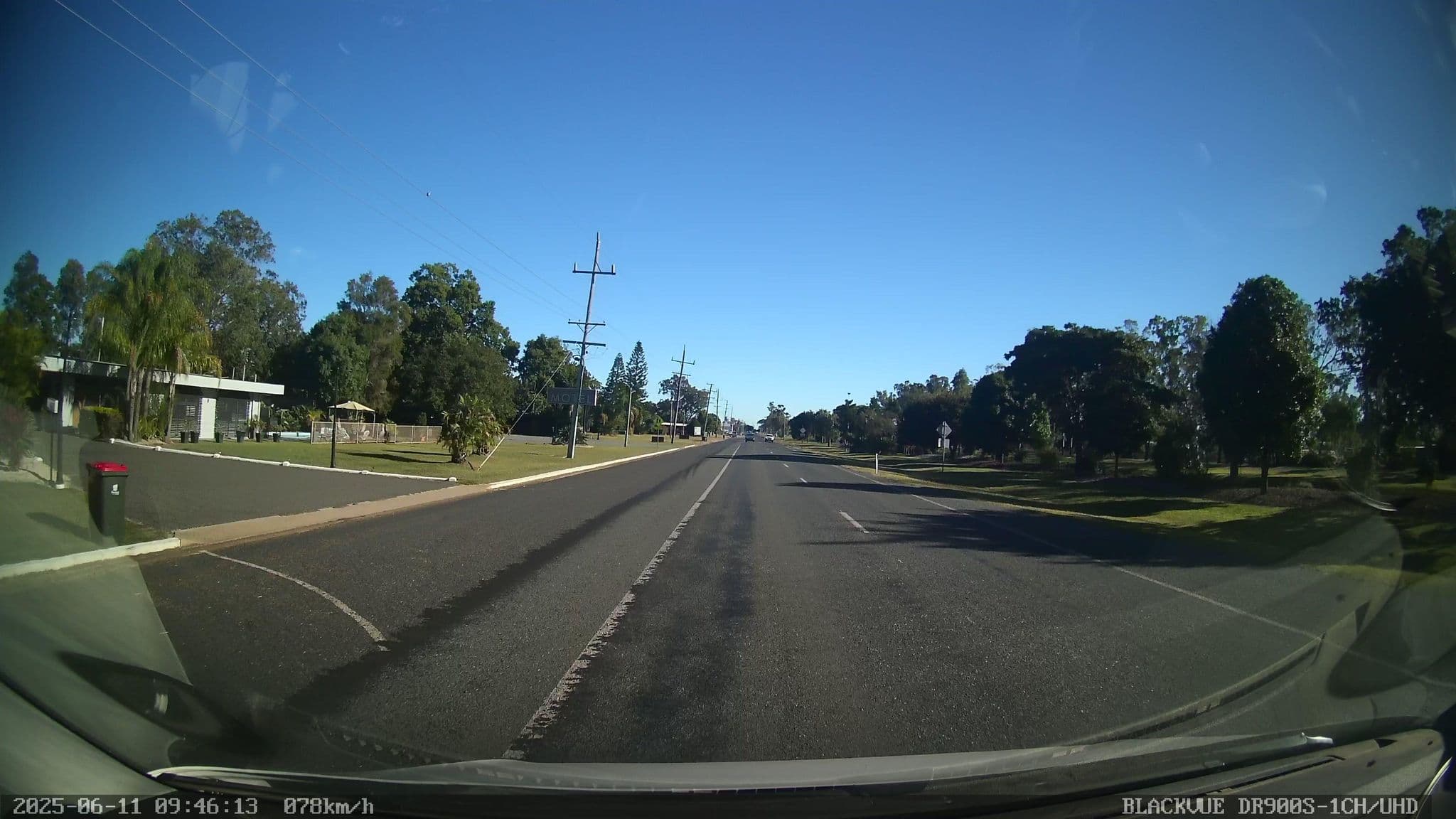 Street view near Ramie and Julie's motel, Biloela — © bob3bob3 (CC BY-SA · Mapillary)