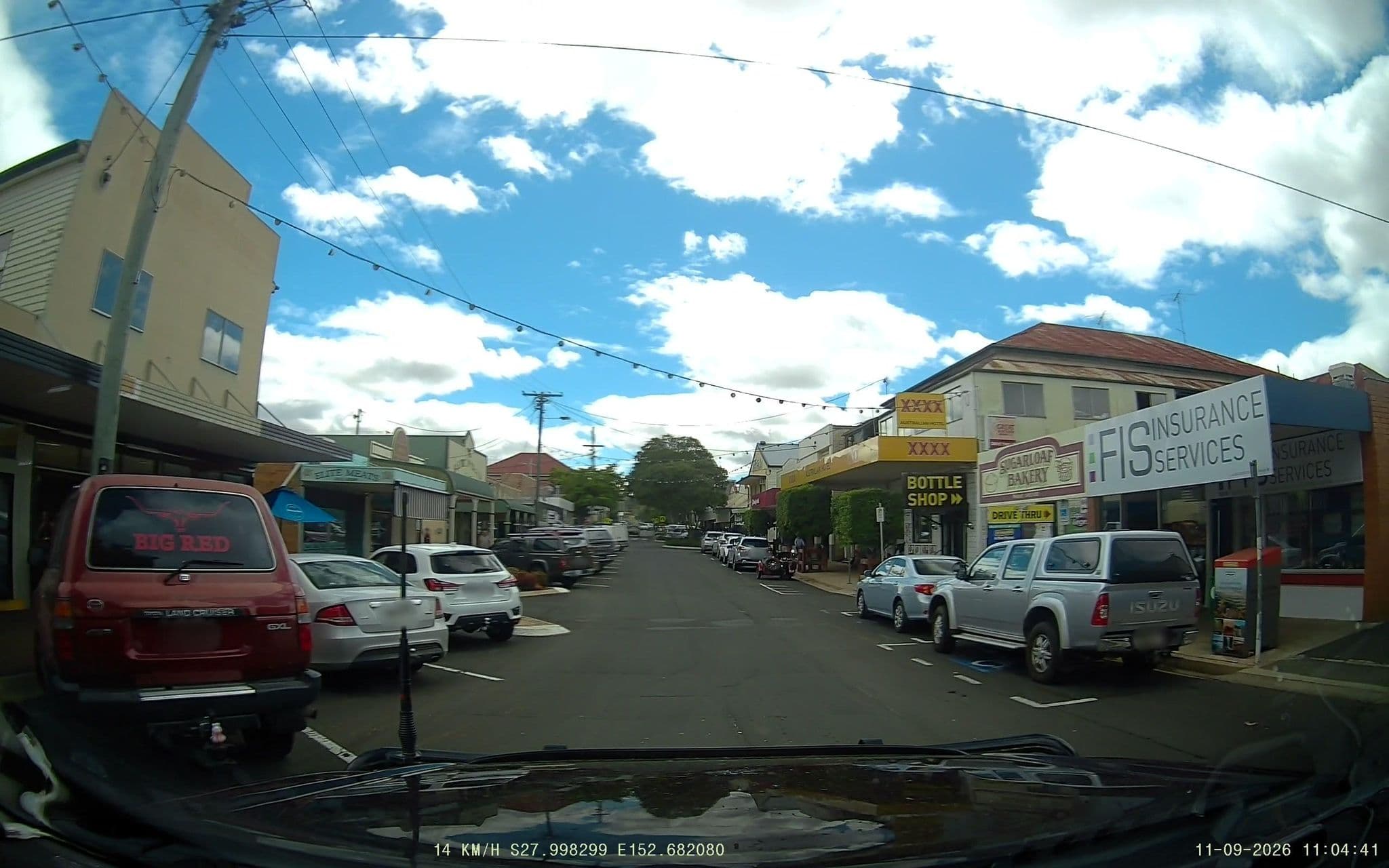 Street view near The Australian Hotel, Boonah — © fizzie (CC BY-SA · Mapillary)