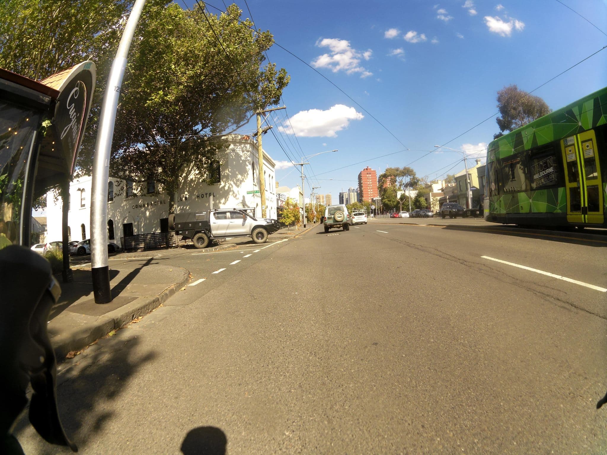 Street view near Commercial Club Hotel, Fitzroy — © skillsy (CC BY-SA · Mapillary)