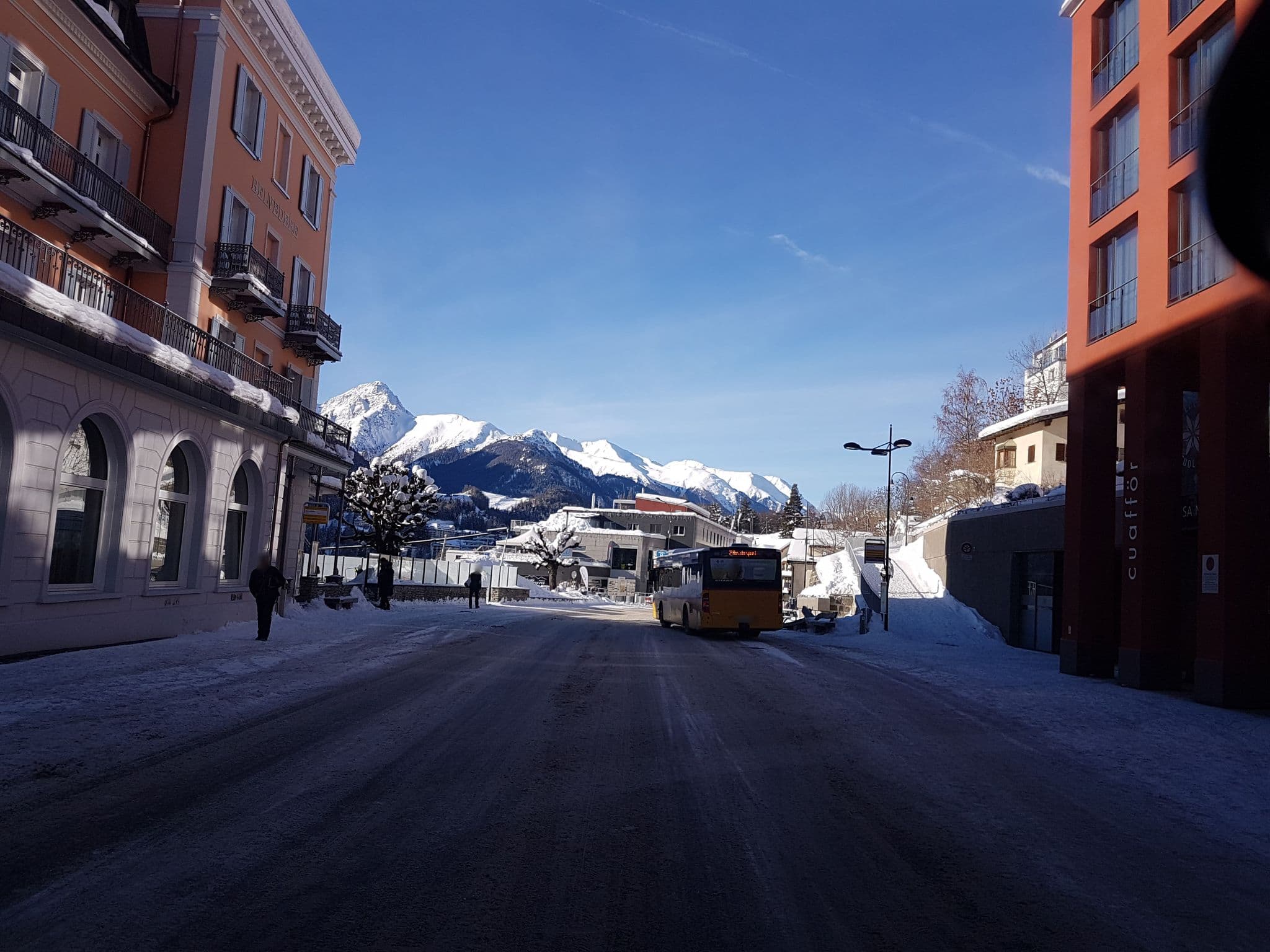 Street view near Belvédère, Scuol
