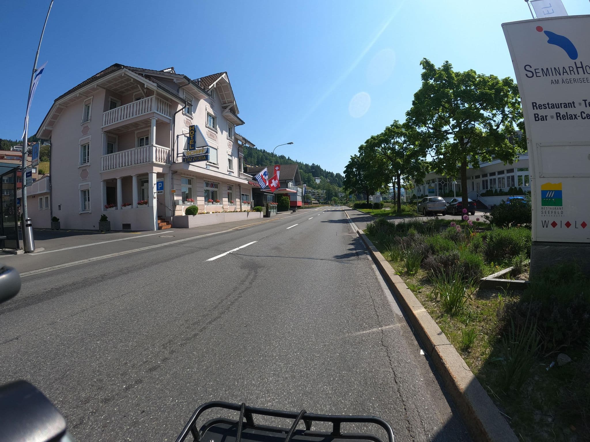 Street view near Hotel Schiff, Unterägeri — © blubberblubb (CC BY-SA · Mapillary)