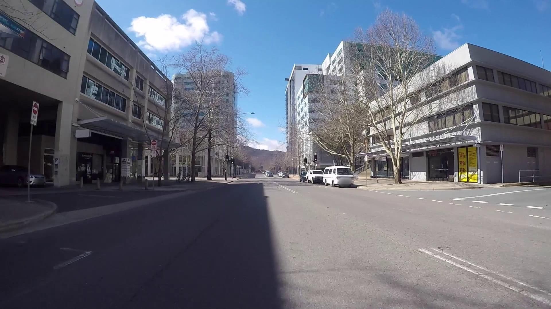 Street view near Little Drifter Canberra, Canberra City — © eneerhut (CC BY-SA · Mapillary)