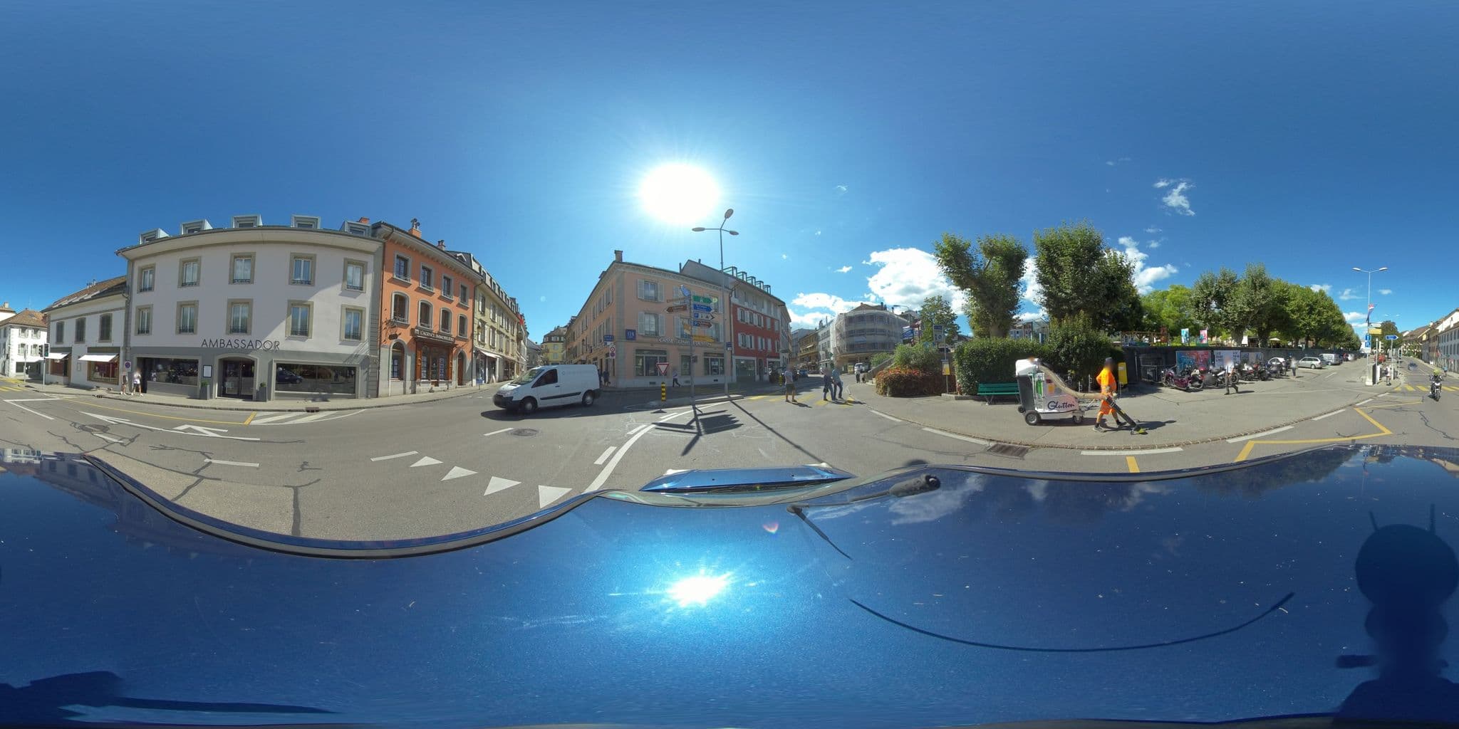 Street view near Hôtel Ambassador, Nyon — © hkdvd (CC BY-SA · Mapillary)