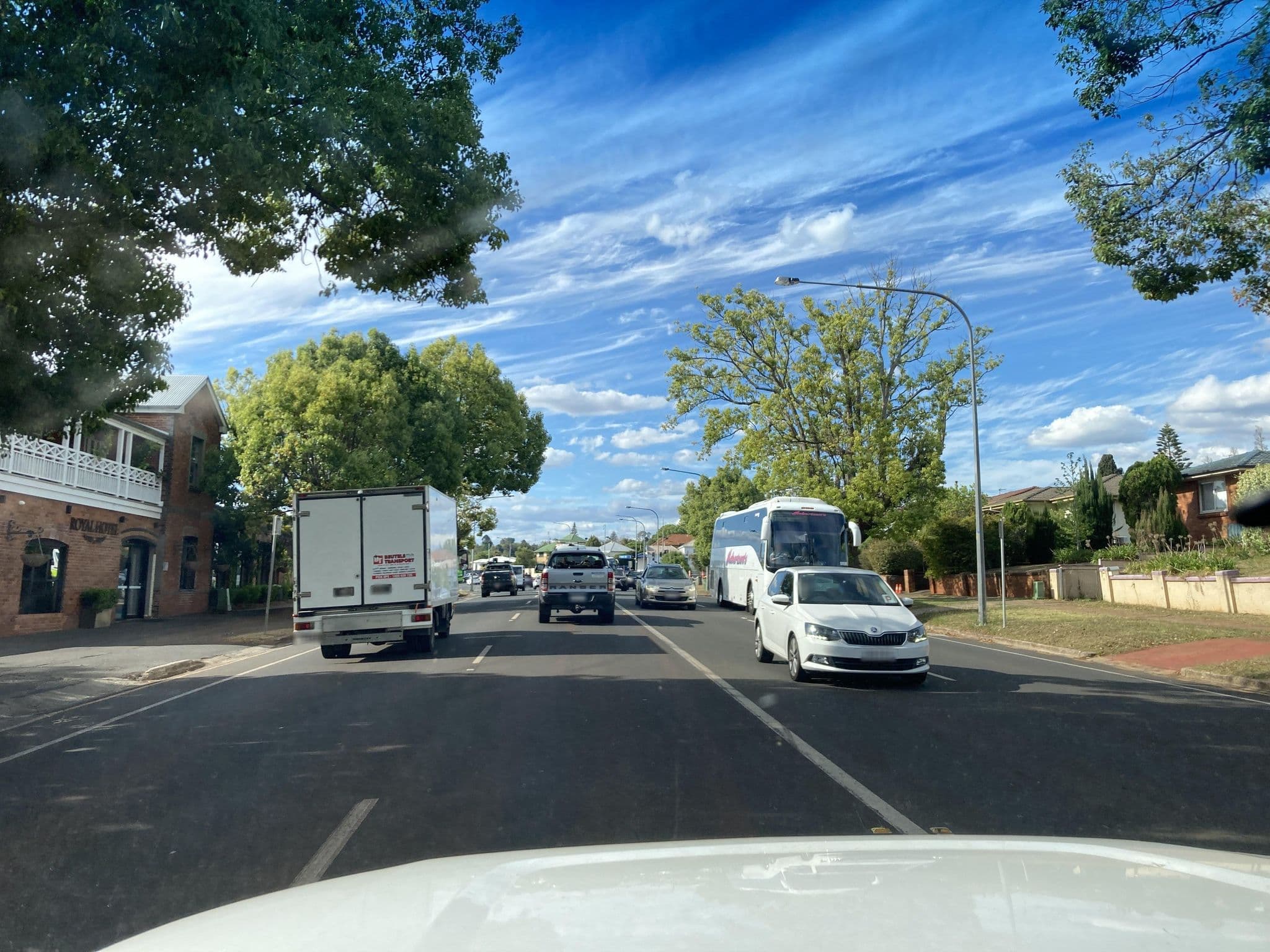 Street view near Cellarbrations at The Royal Hotel Toowoomba, North Toowoomba — © Tristo (CC BY-SA · Mapillary)