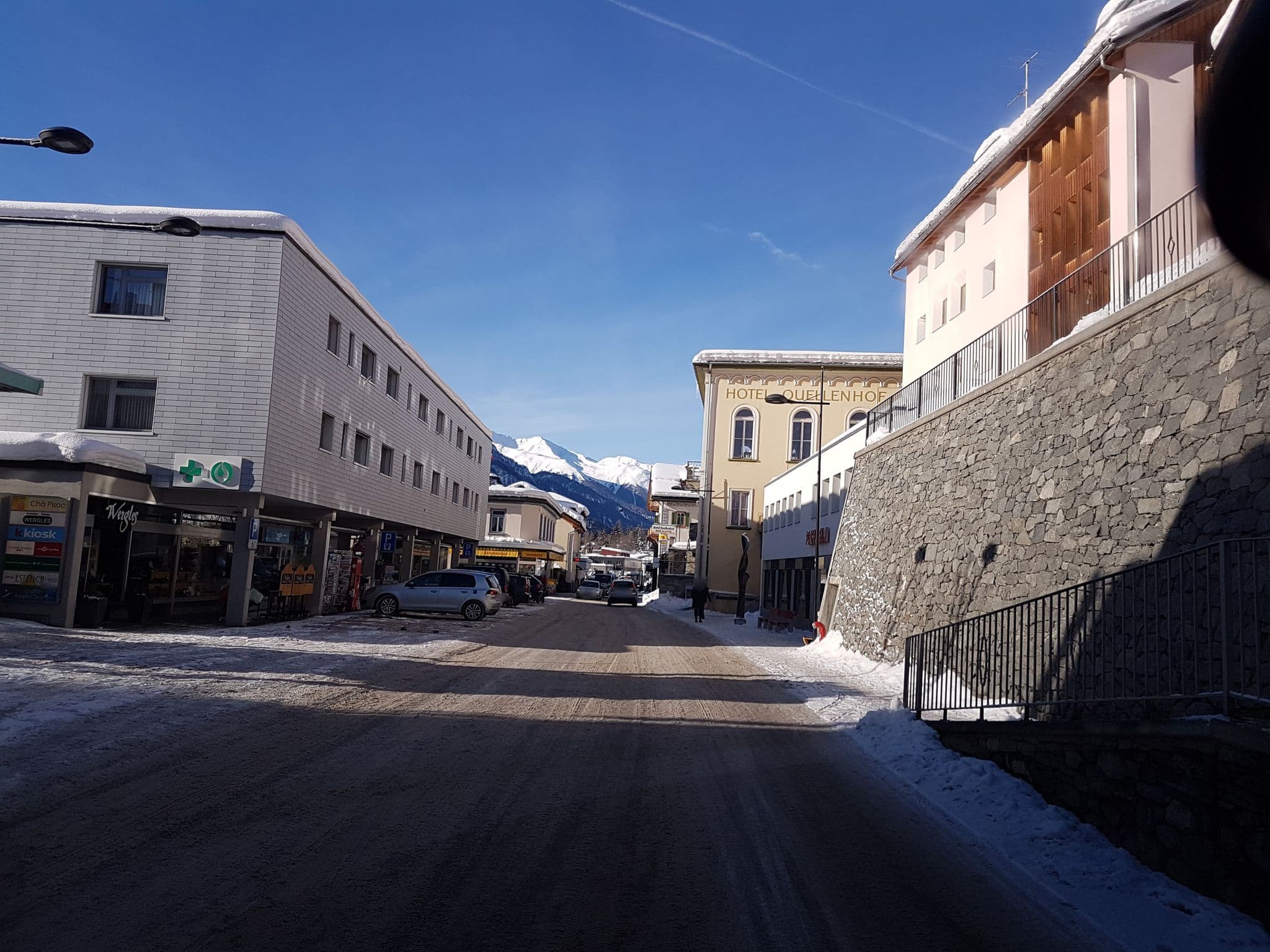 Street view near Belvair, Scuol
