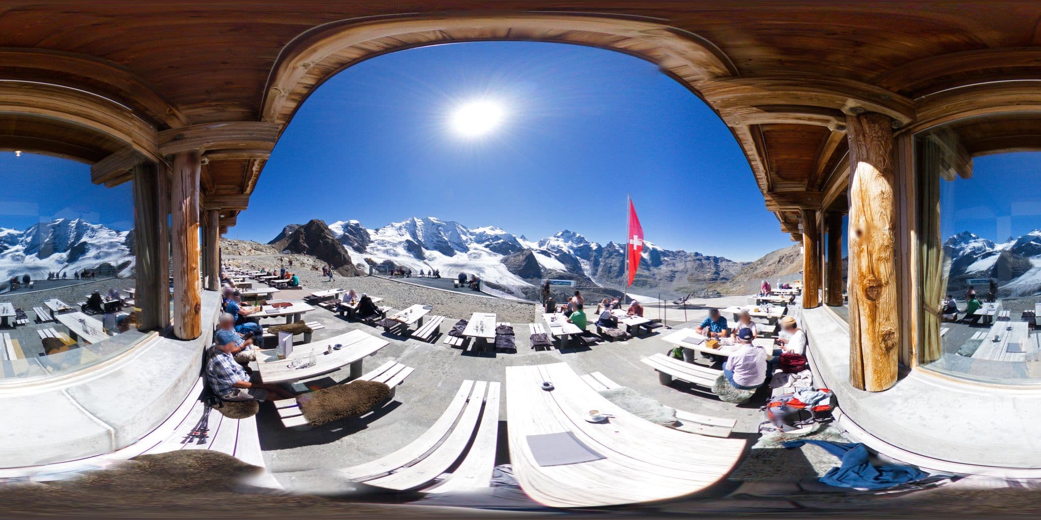 Street view near Berghaus Diavolezza, Pontresina — © AllWays360 (CC BY-SA · Mapillary)