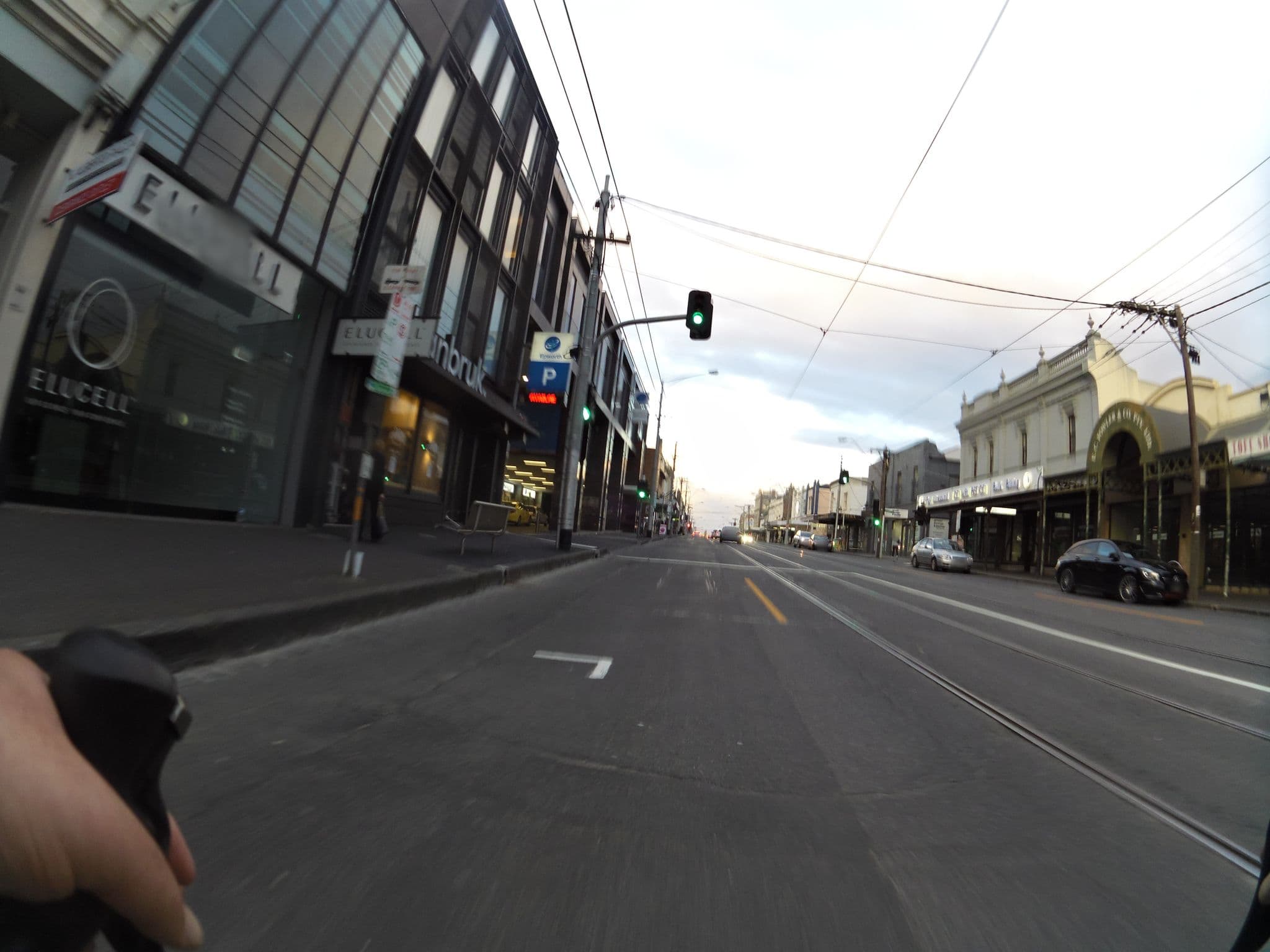 Street view near Urban Rest Lanbruk (Richmond), East Melbourne — © skillsy (CC BY-SA · Mapillary)
