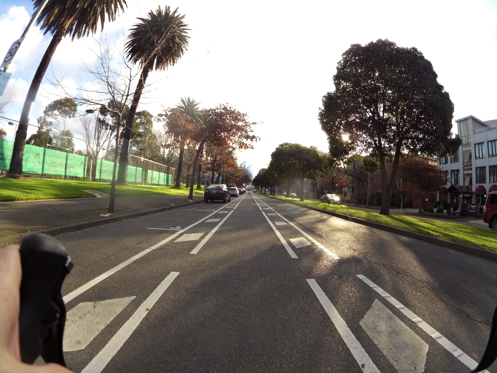 Street view near Comfort Hotel East Melbourne, East Melbourne — © skillsy (CC BY-SA · Mapillary)