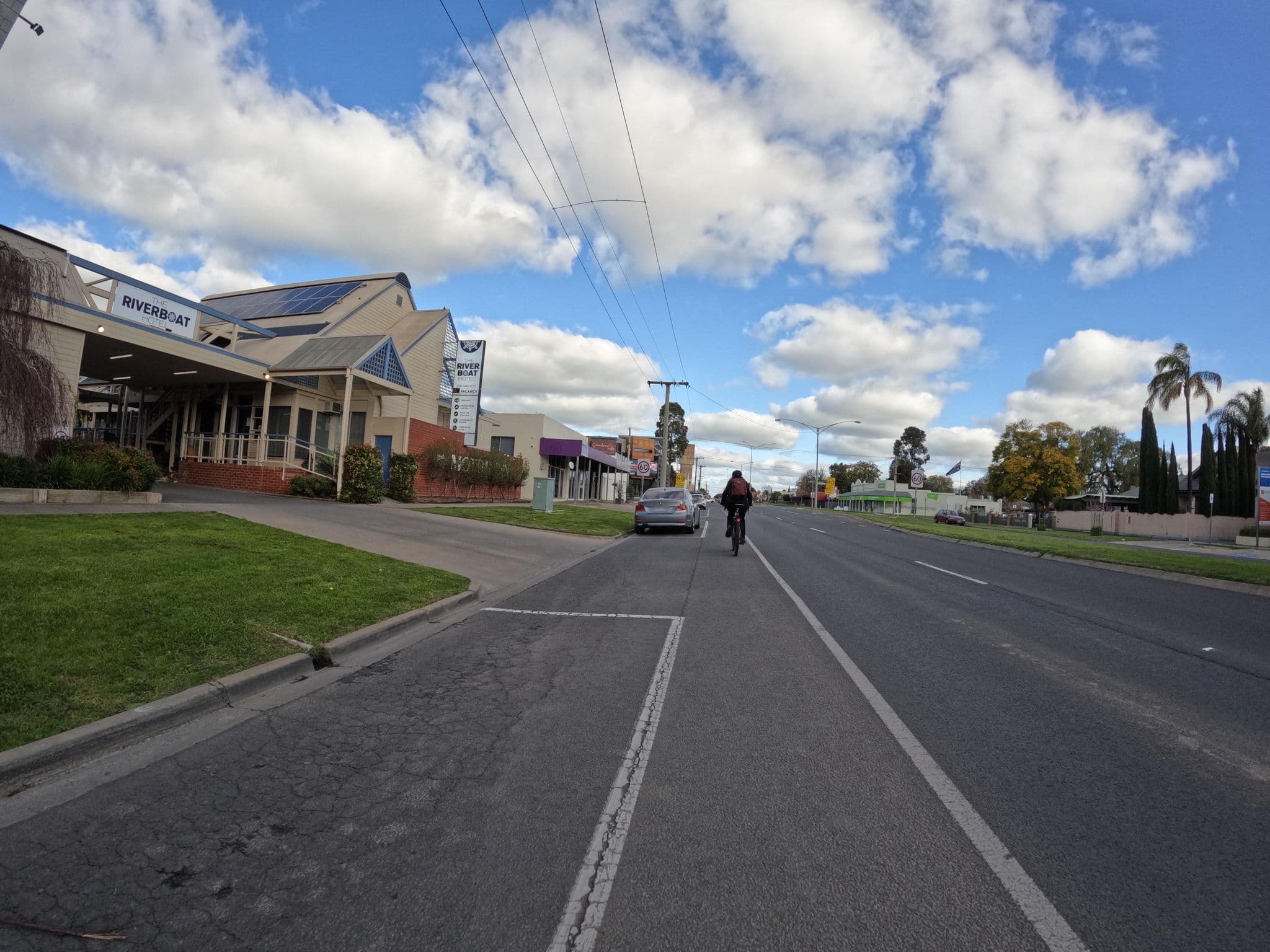 Street view near The River Boat Hotel - Echuca, Echuca — © skillsy (CC BY-SA · Mapillary)