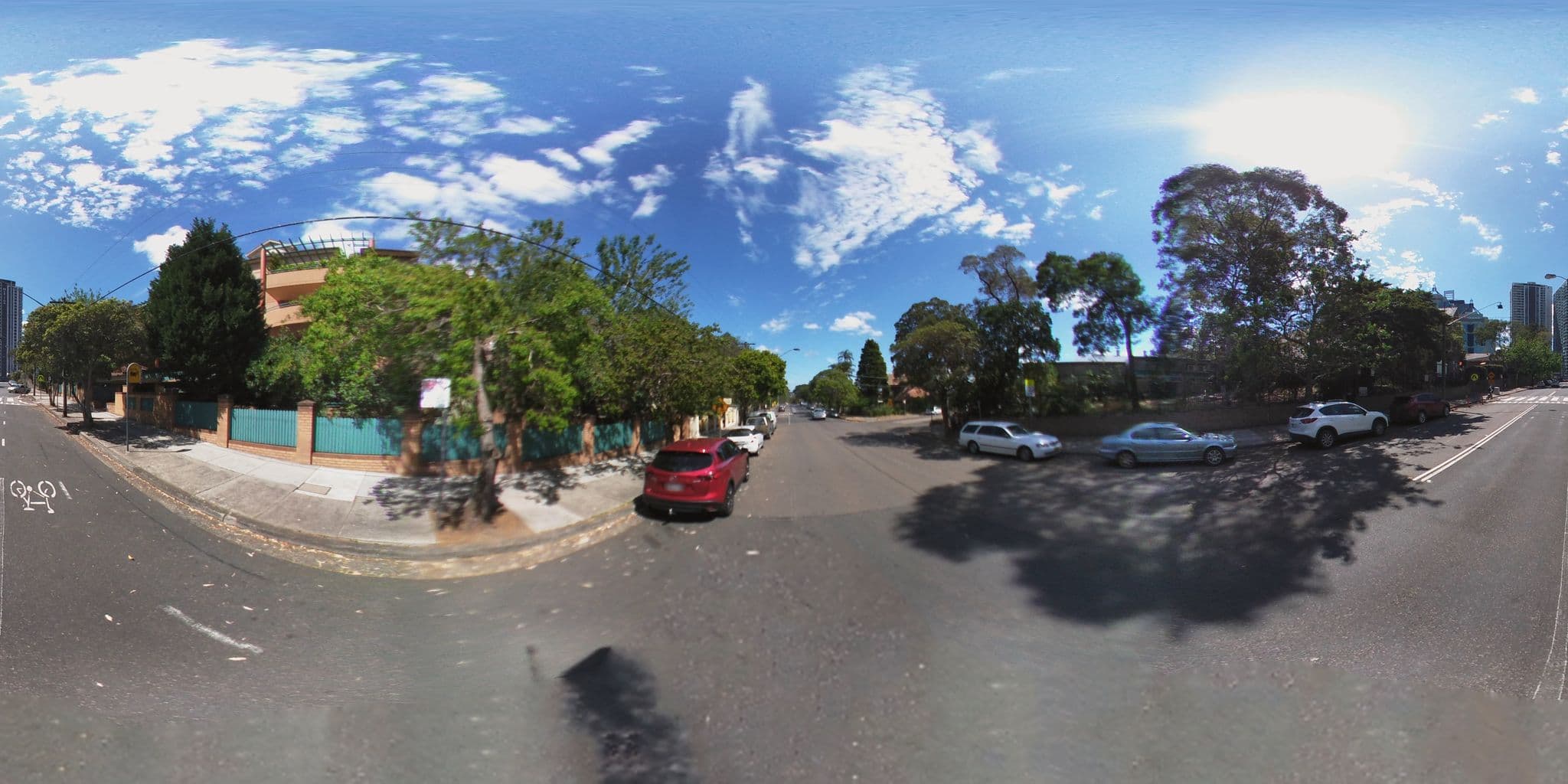 Street view near Charrington Hotel - Queen Room, Chatswood — © aharvey (CC BY-SA · Mapillary)