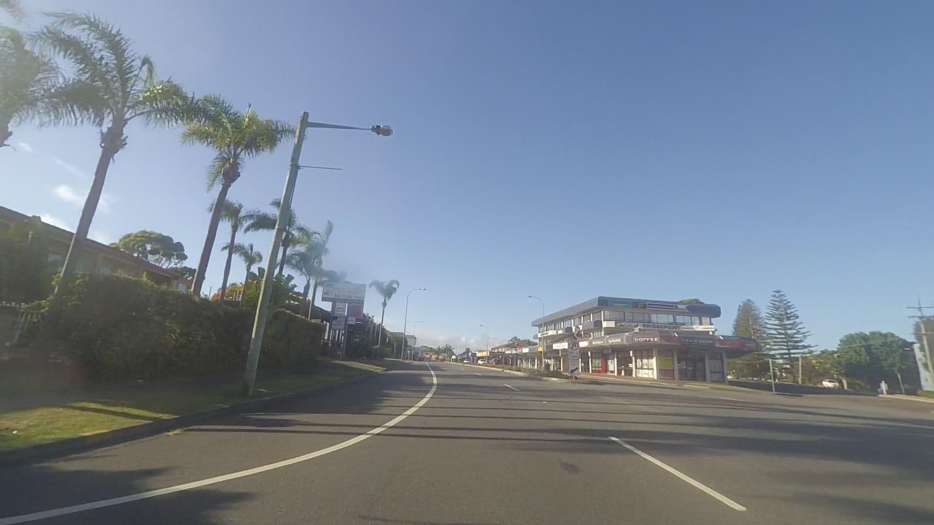Street view near South Pacific Palms Motel, Tuncurry — © maxim75 (CC BY-SA · Mapillary)