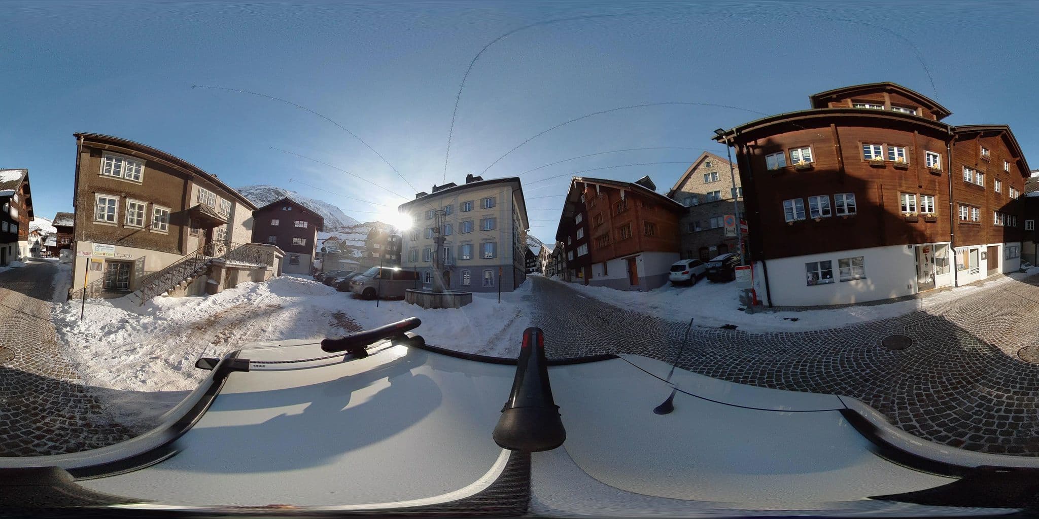 Street view near Gästehaus Schäfli, Andermatt — © chrisbeddow (CC BY-SA · Mapillary)