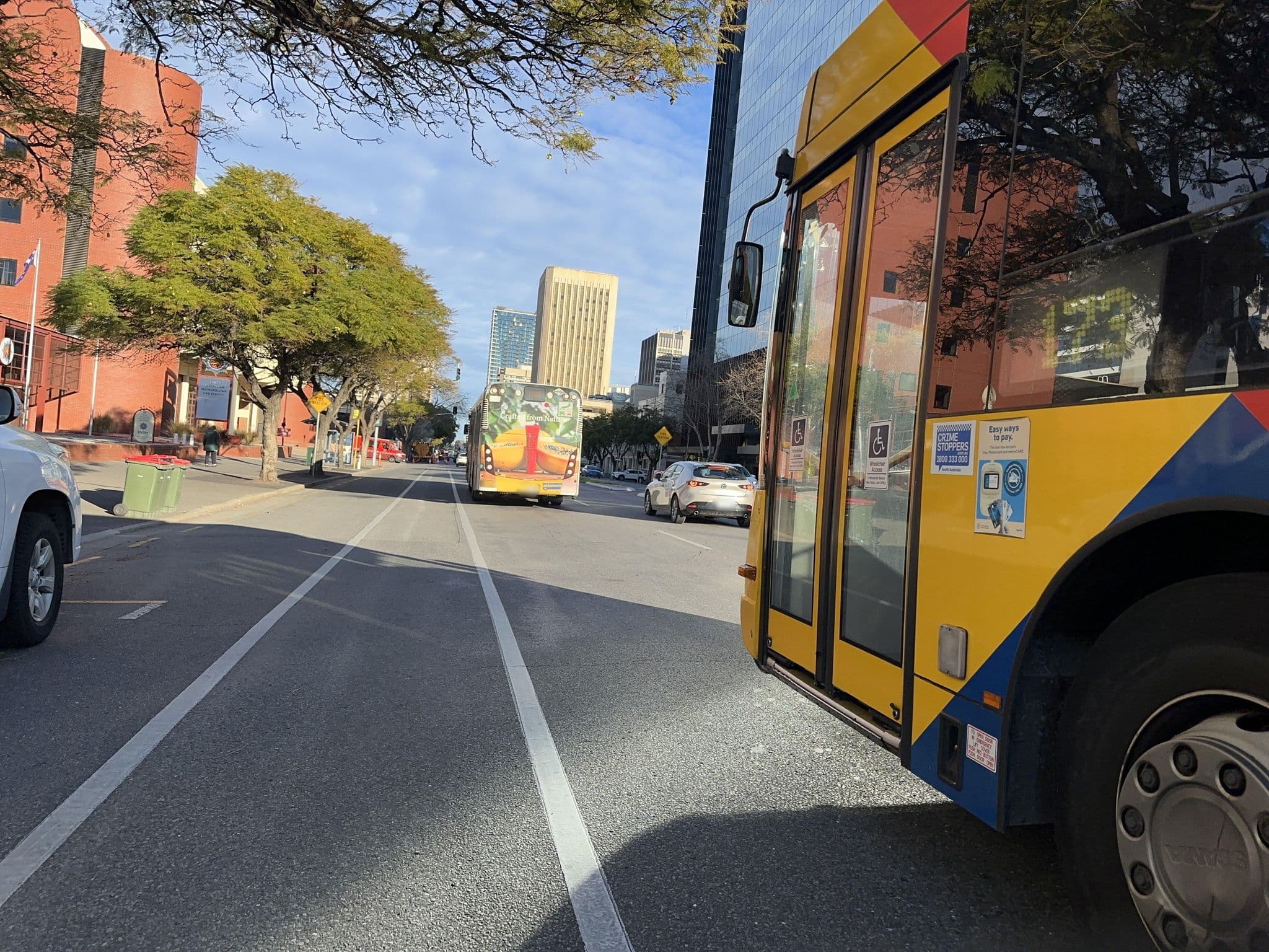 Street view near Dreamy Stays Accommodation, Adelaide city centre — © banjo5295 (CC BY-SA · Mapillary)