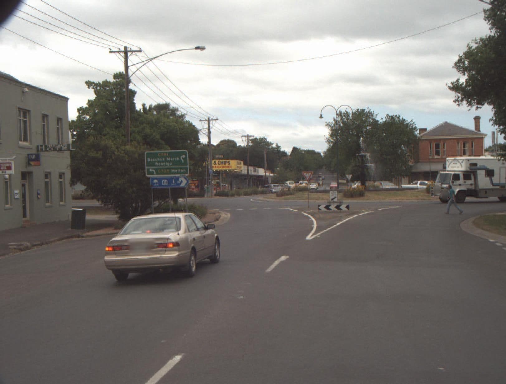 Street view near Gisborne Telegraph Hotel, Gisborne — © vicroads (CC BY-SA · Mapillary)