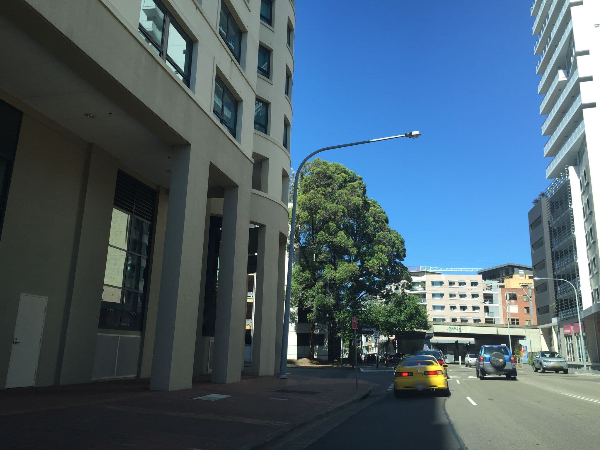 Street view near Parramatta Hotel in Mantra Building - Apartment, Parramatta — © riblit (CC BY-SA · Mapillary)