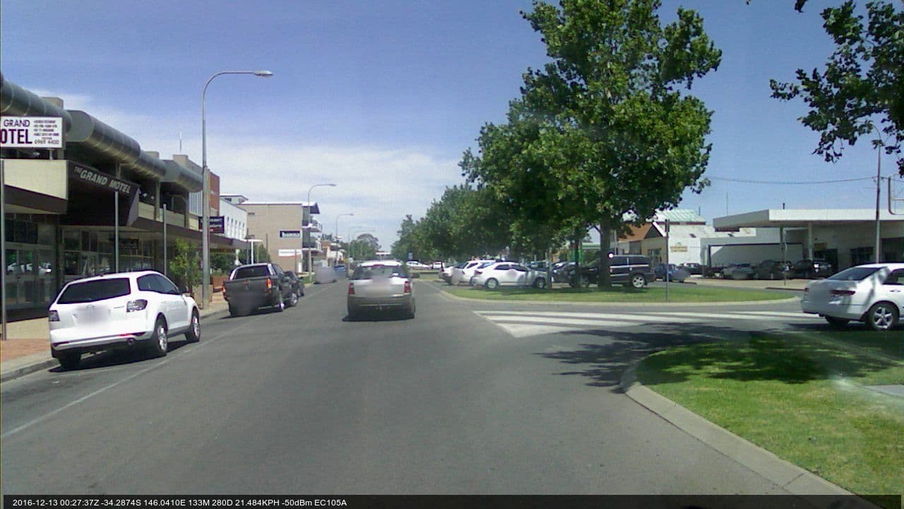 Street view near The Grand Motel, Griffith — © bob3bob3 (CC BY-SA · Mapillary)