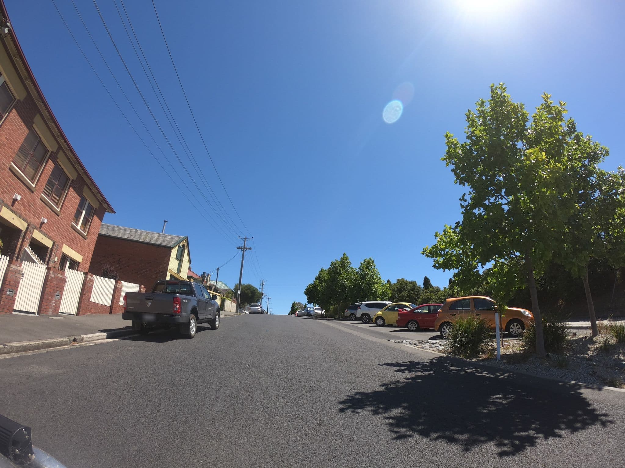 Street view near Corinda's Cottages, Hobart — © tastrax (CC BY-SA · Mapillary)