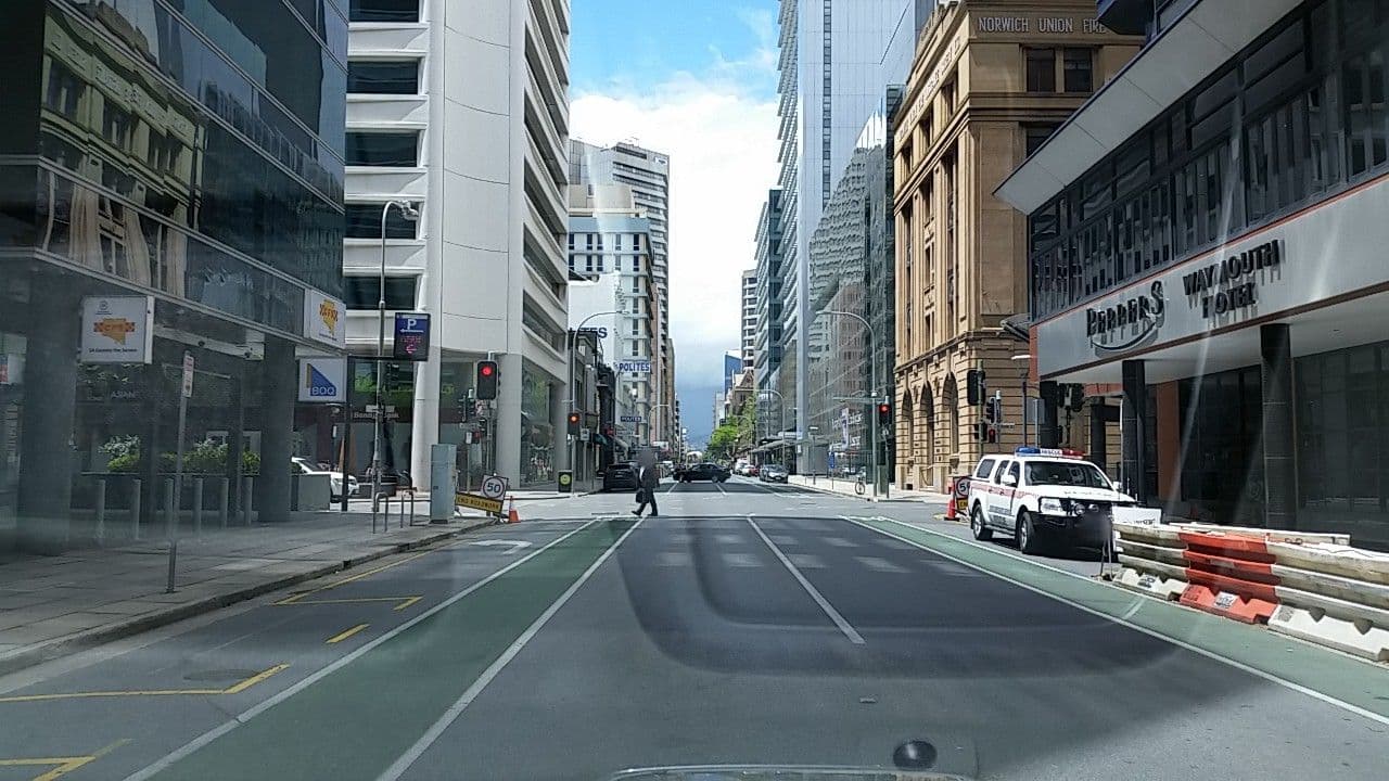 Street view near Peppers Waymouth Hotel, Adelaide — © didz (CC BY-SA · Mapillary)