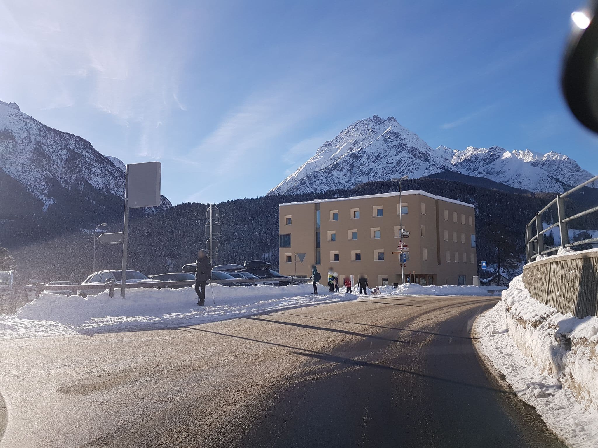 Street view near Bellaval, Scuol