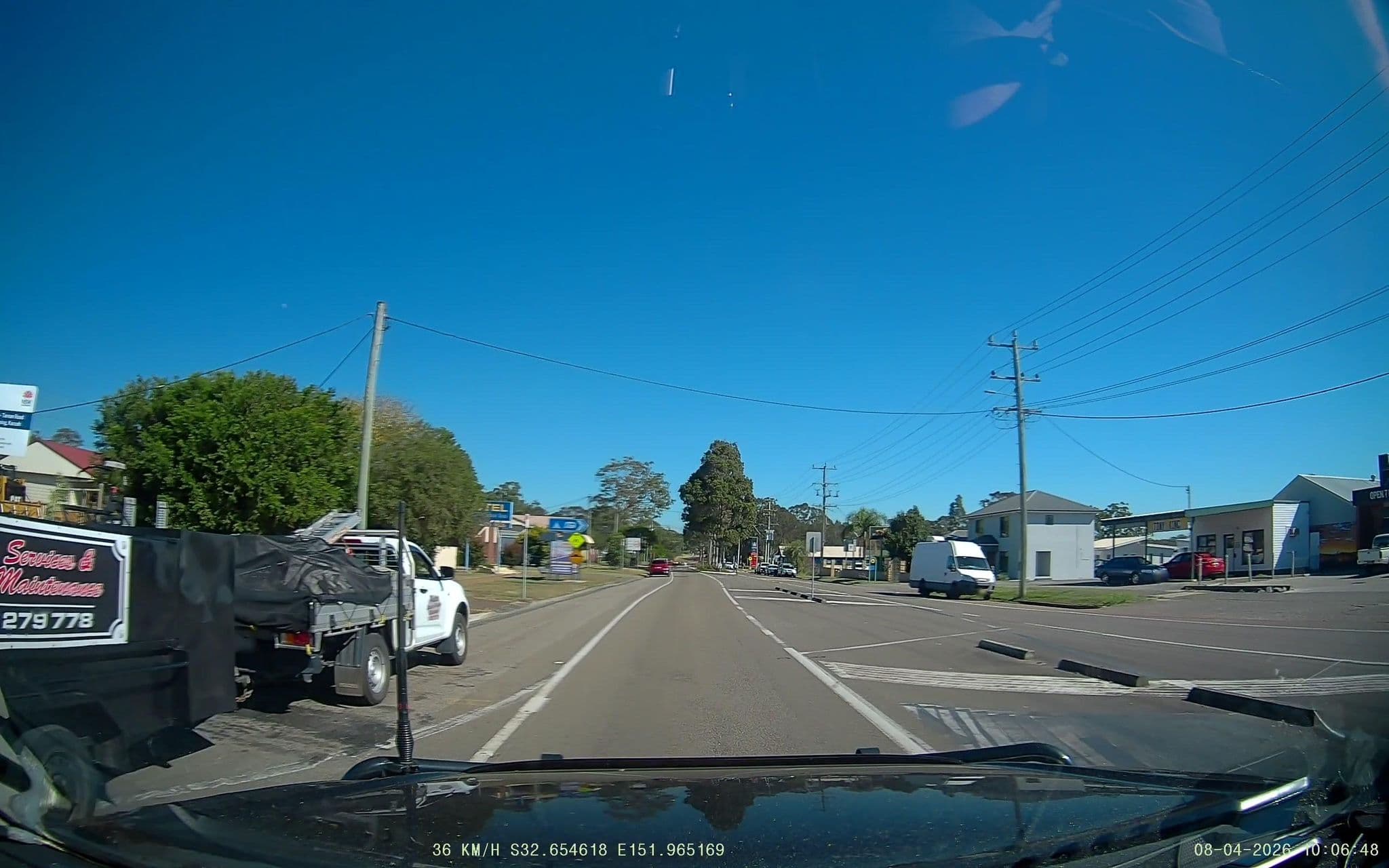 Street view near Riverside Motel, Karuah, Karuah — © fizzie (CC BY-SA · Mapillary)