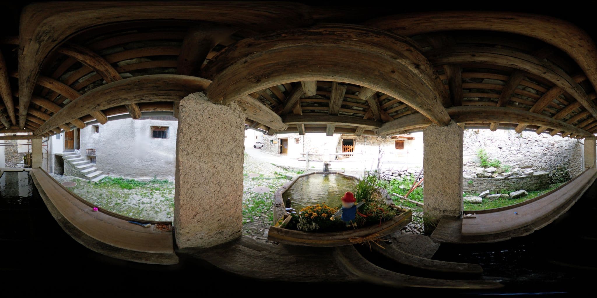 Street view near Pensiun Mürias, Mesocco — © AllWays360 (CC BY-SA · Mapillary)