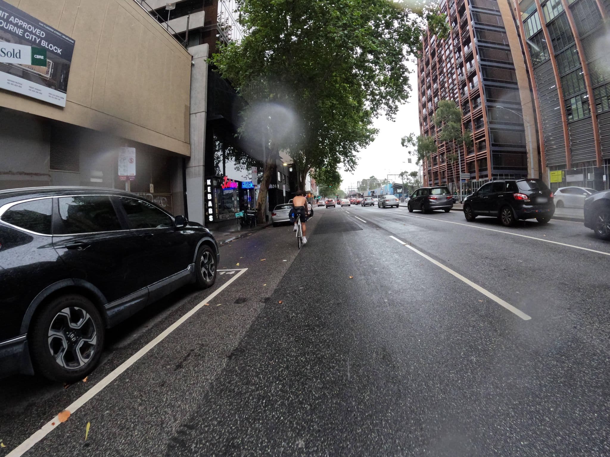 Street view near Aura on Flinders Serviced Apartments - Two Bedroom Apartment with Balcony (2 Bathrooms), Southbank — © skillsy (CC BY-SA · Mapillary)
