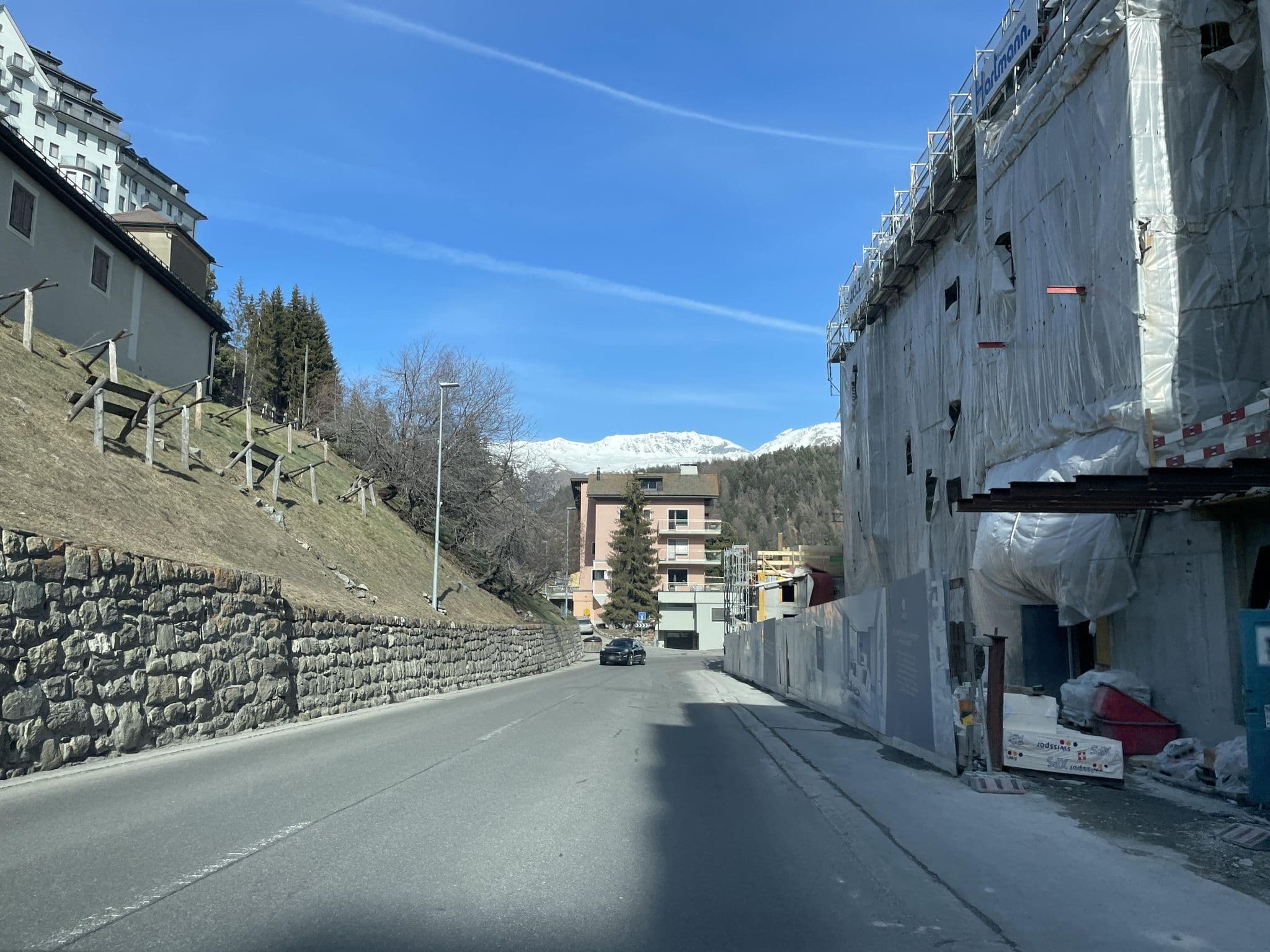 Street view near Grace La Margna, St. Moritz