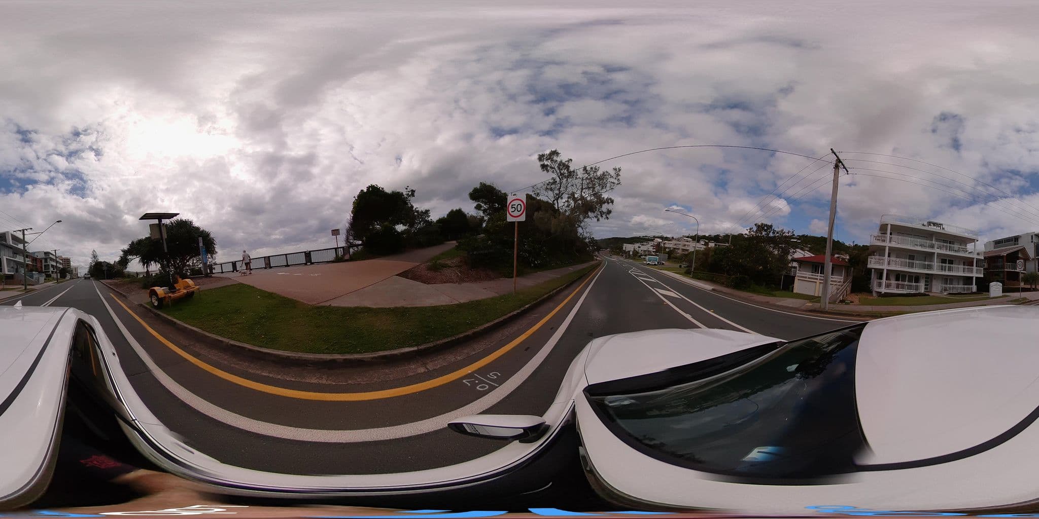 Street view near The Esplanade Terraces, Coolum Beach — © LukeCWalton (CC BY-SA · Mapillary)