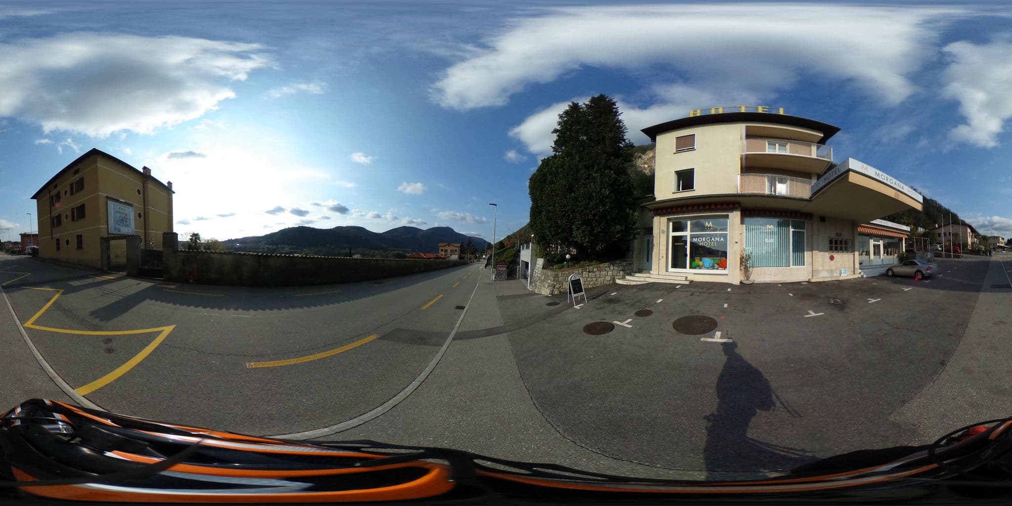 Street view near Hotel Morgana, Mendrisio — © kaitu (CC BY-SA · Mapillary)