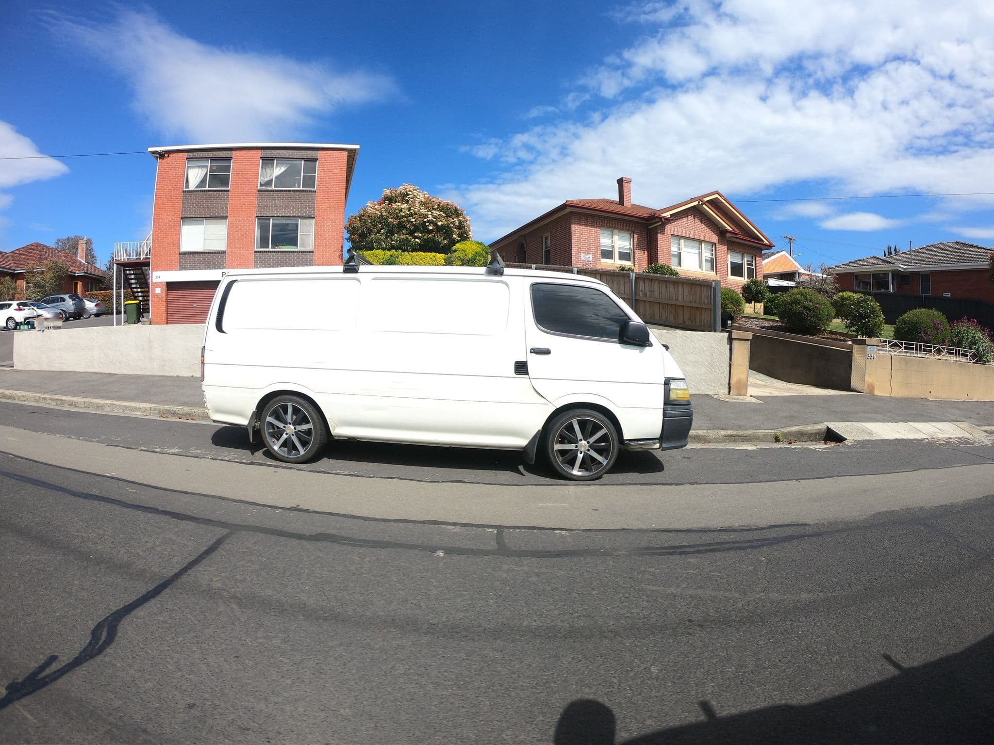 Street view near Hobart Accommodation - Park on Park Short Stay Accommodation New Town Tasmania, New Town — © tastrax (CC BY-SA · Mapillary)