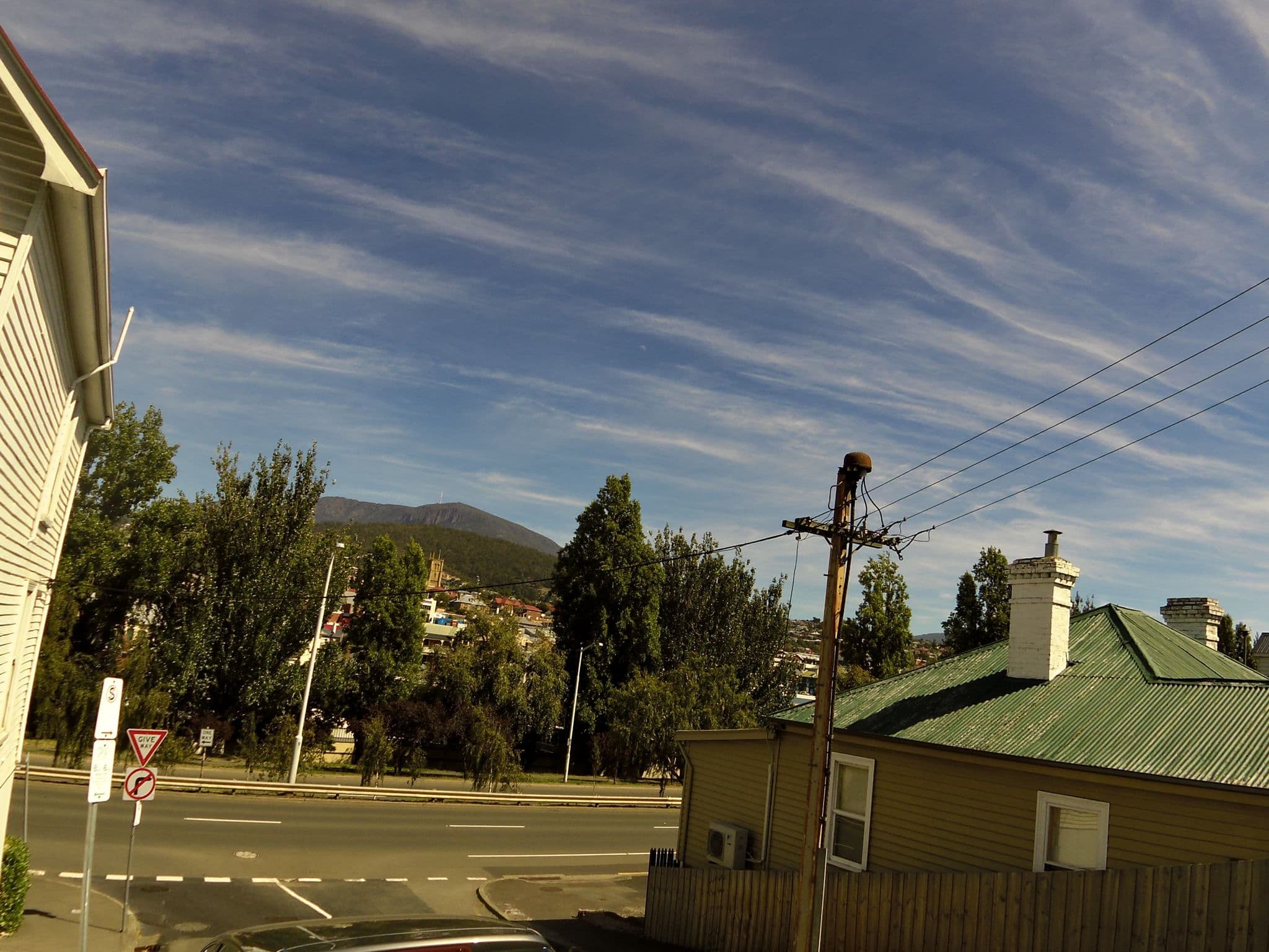 Street view near Chatsworth Terraces History Hotel, Hobart — © skillsy (CC BY-SA · Mapillary)