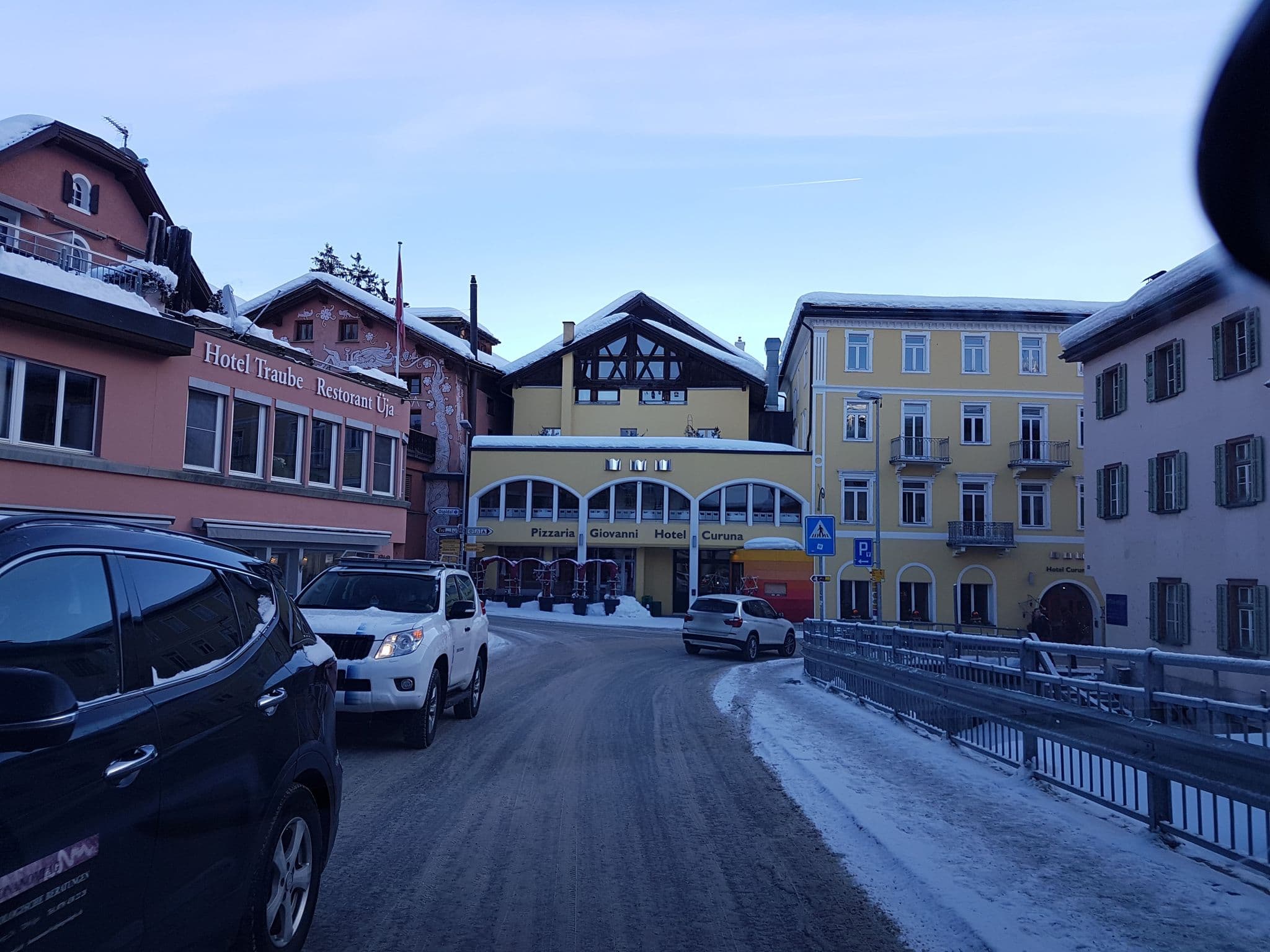 Street view near Traube, Scuol
