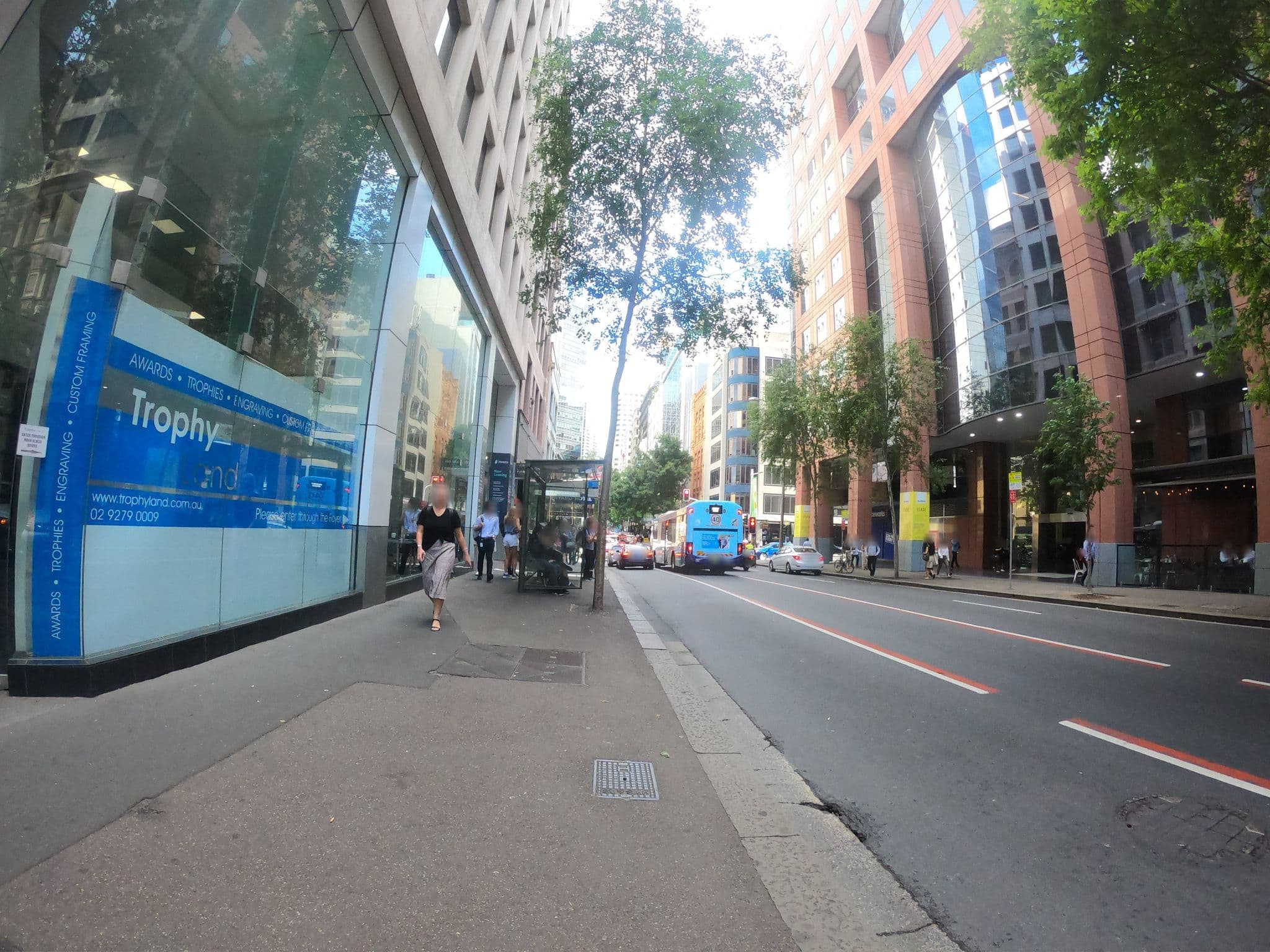 Street view near Wynyard Hotel - Family Room with Shared Bathroom, Sydney — © ozflor (CC BY-SA · Mapillary)