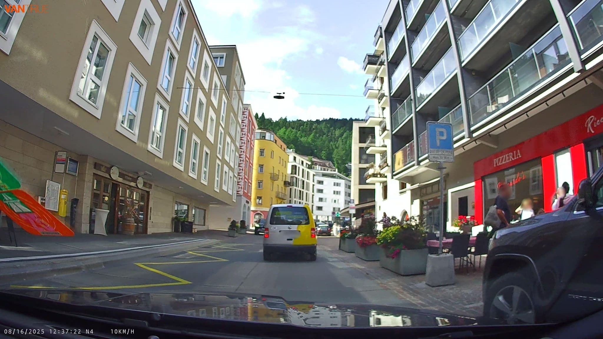 Street view near Hotel Piz St.Moritz, St. Moritz