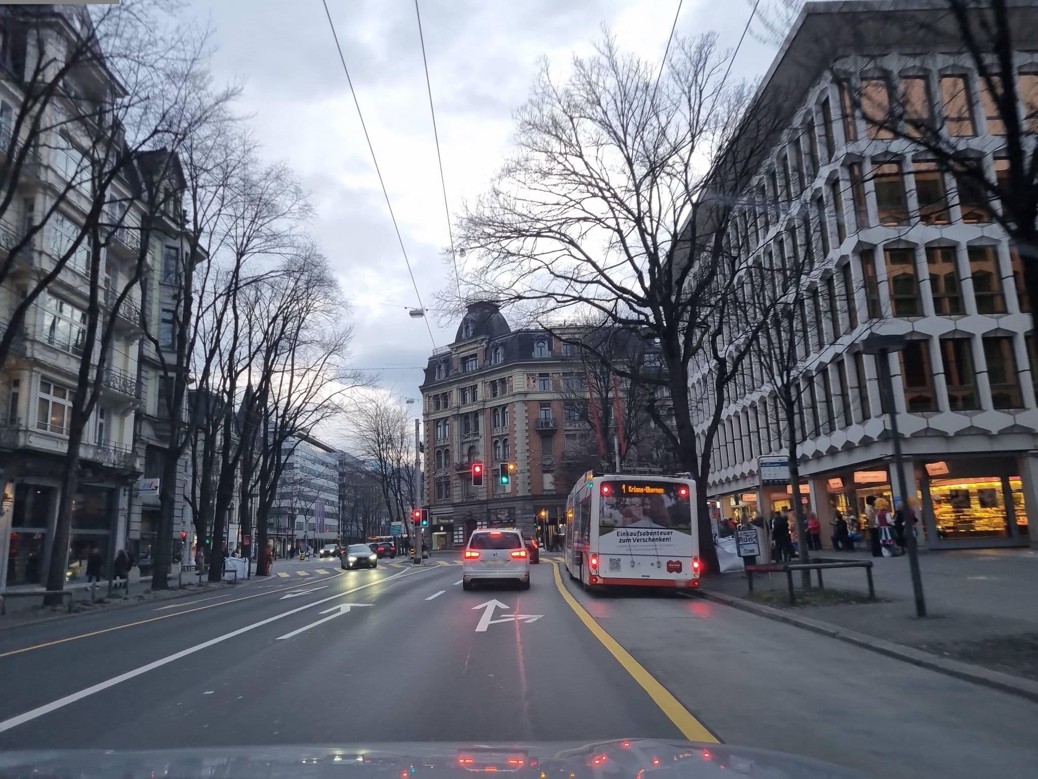Street view near Renaissance, Luzern — © Yha1 (CC BY-SA · Mapillary)