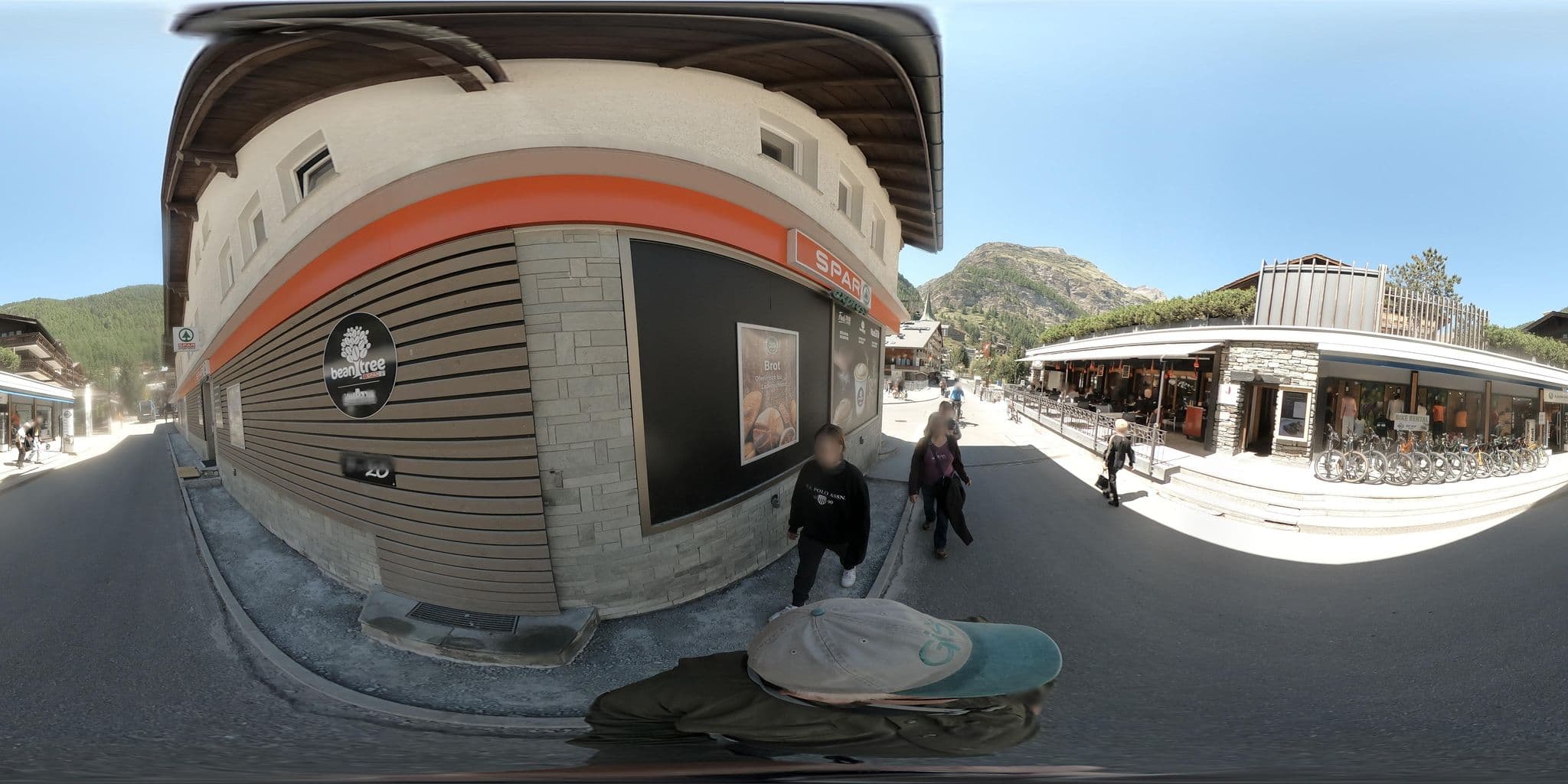 Street view near Hotel de la Couronne, Zermatt