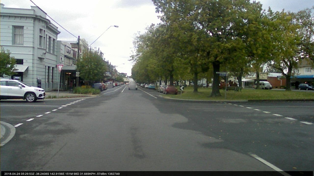Street view near Wheatsheaf Hotel, Terang — © bob3bob3 (CC BY-SA · Mapillary)