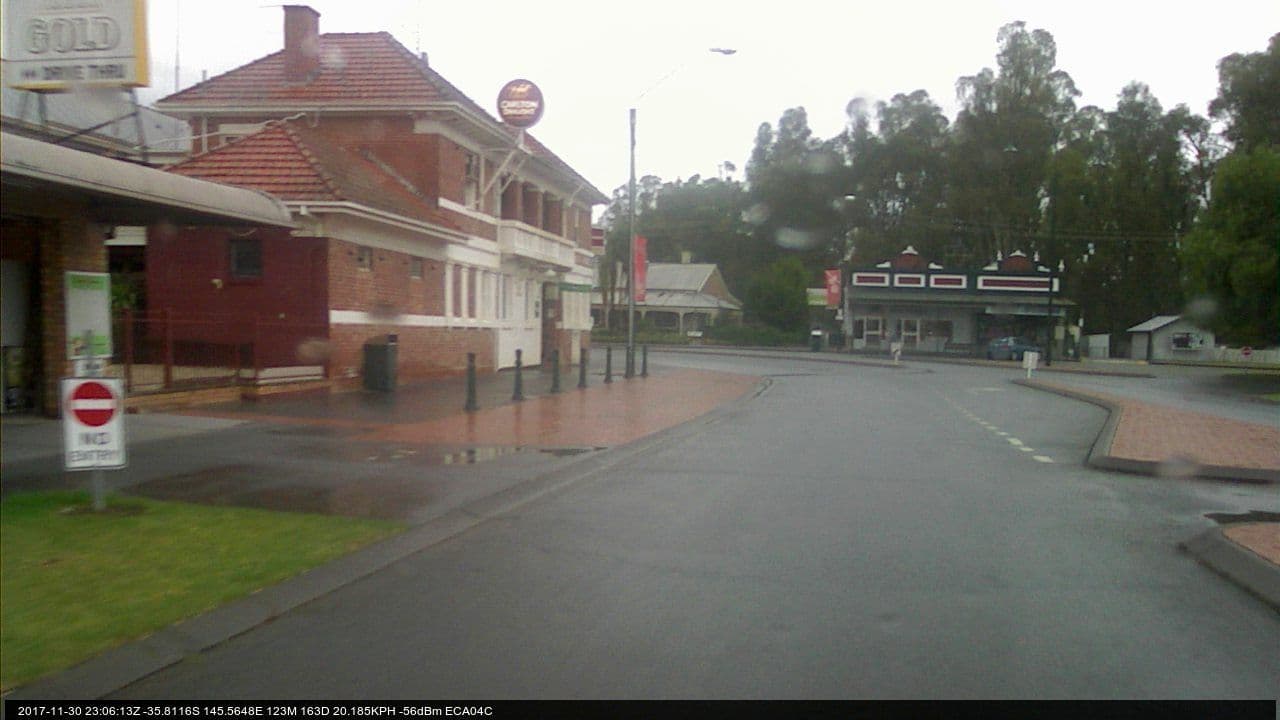 Street view near Tattersalls Hotel Tocumwal, Tocumwal — © bob3bob3 (CC BY-SA · Mapillary)