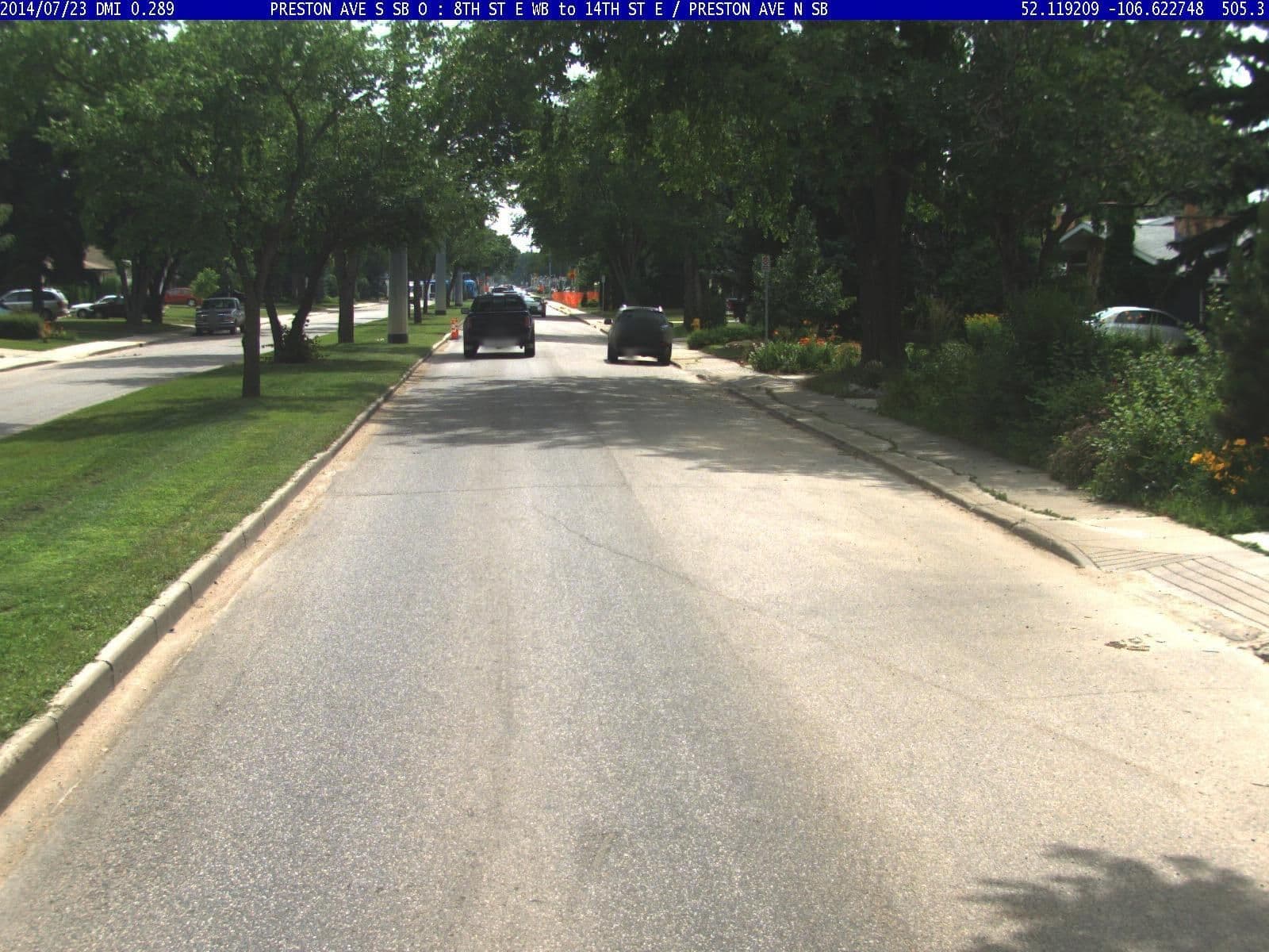 Street view near 8th Street Saskatoon Homestay, Grosvenor Park — © sbailey (CC BY-SA · Mapillary)