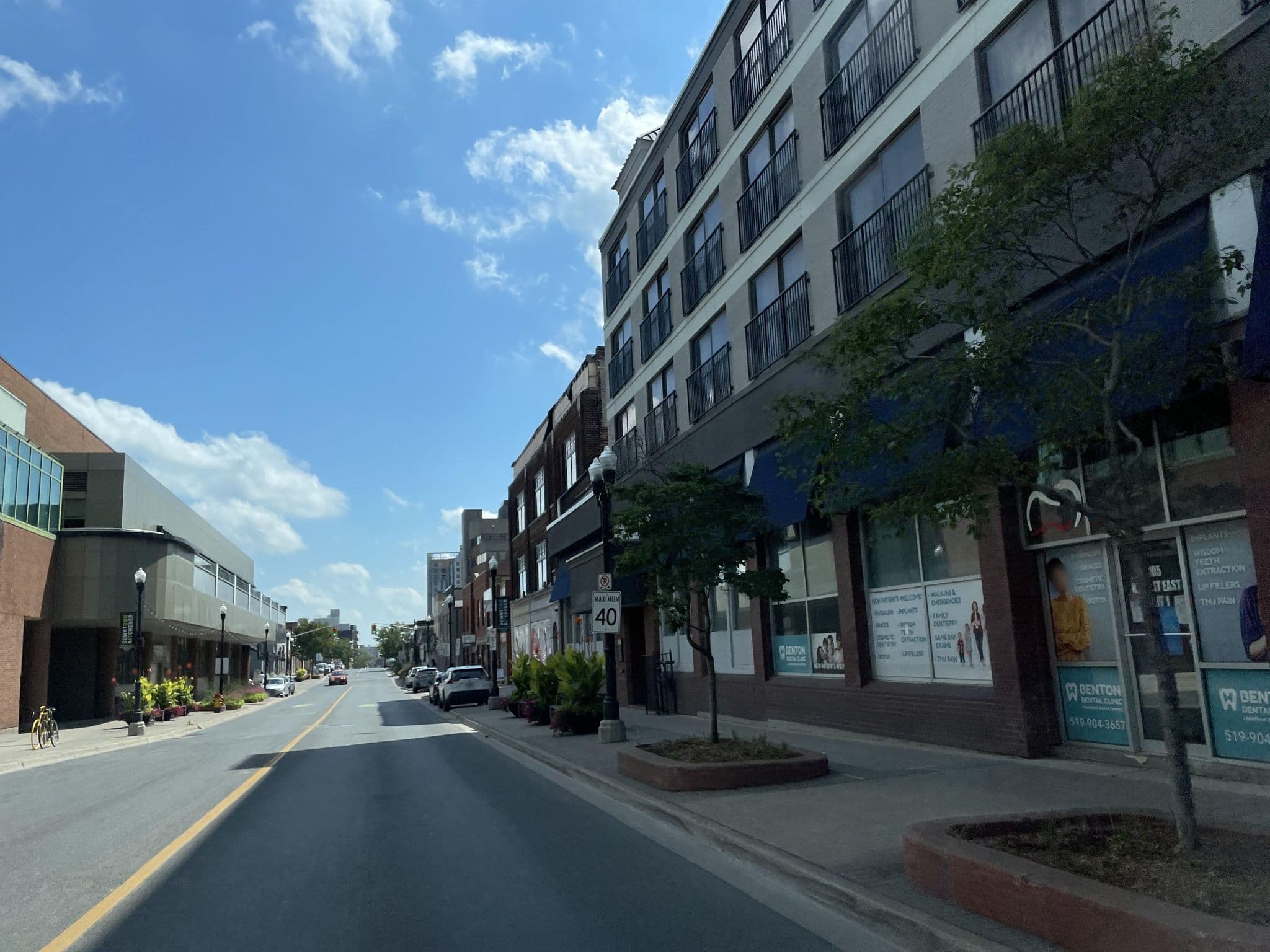 Street view near Crowne Plaza Kitchener-Waterloo by IHG, City Commercial Core — © privateacorn (CC BY-SA · Mapillary)