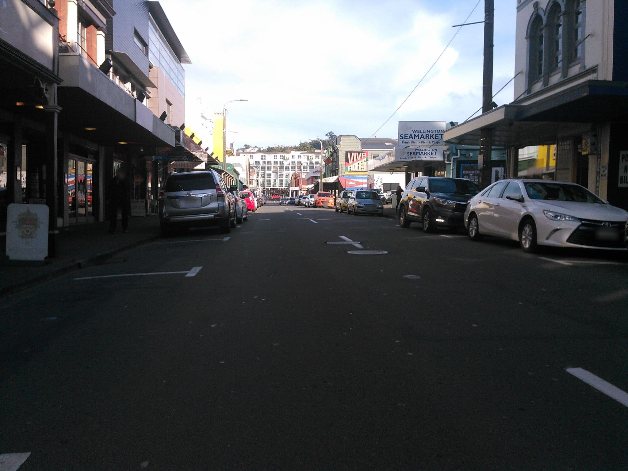 Street view near Naumi Studio Wellington, Te Aro — © weiji14 (CC BY-SA · Mapillary)