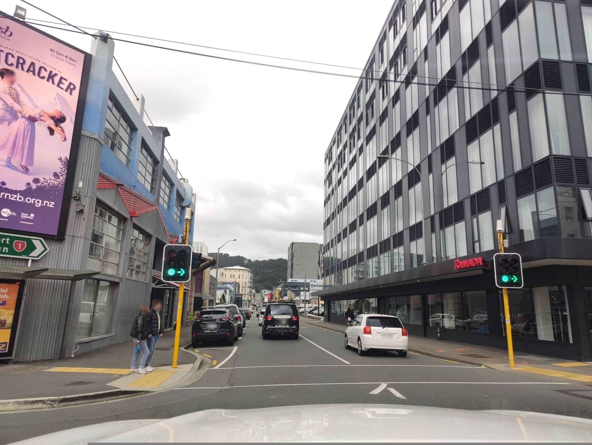 Street view near Ramada by Wyndham Wellington Taranaki Street, Te Aro — © elphix (CC BY-SA · Mapillary)