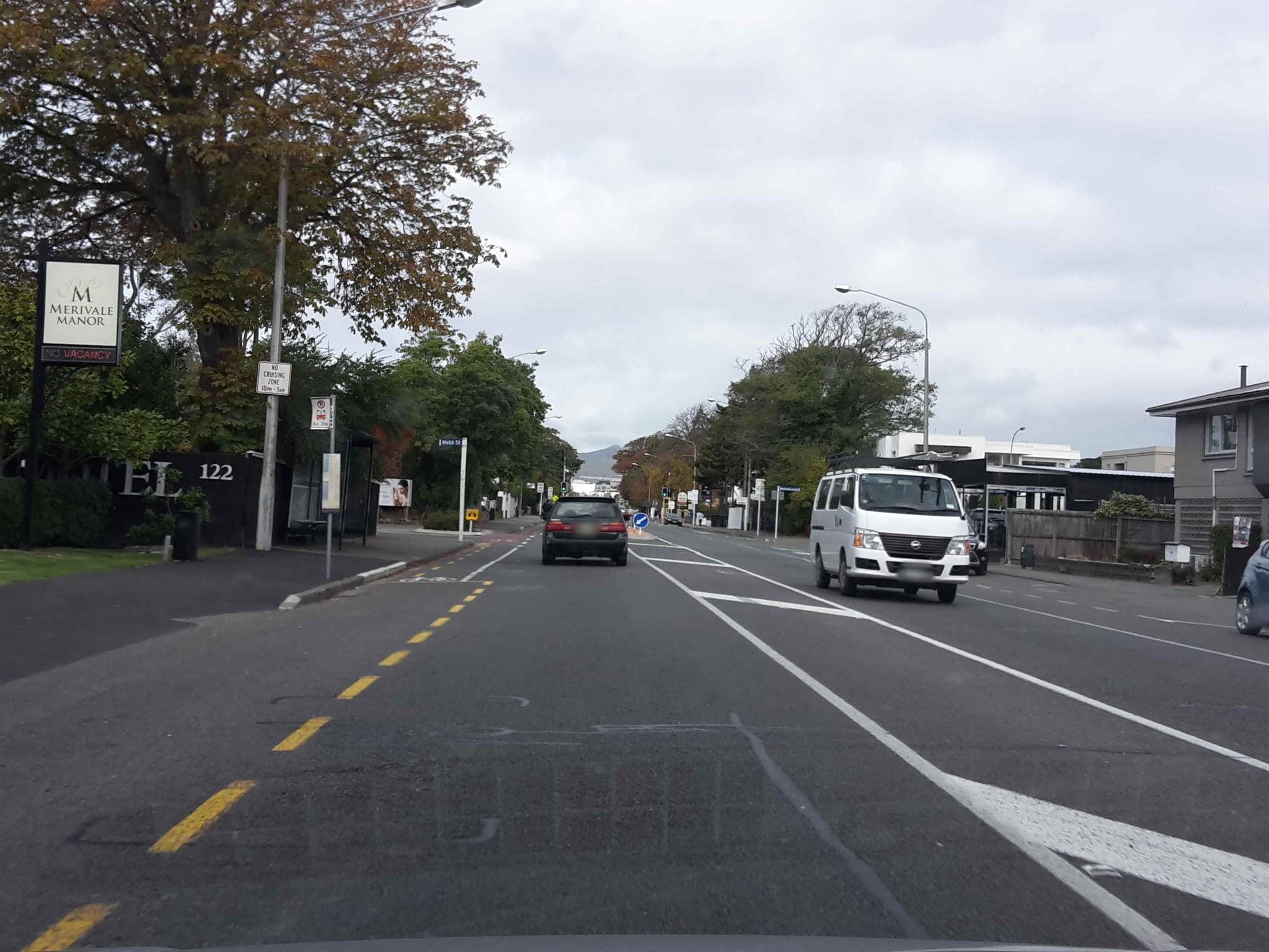 Street view near Merivale Manor, Merivale — © hoodlum (CC BY-SA · Mapillary)