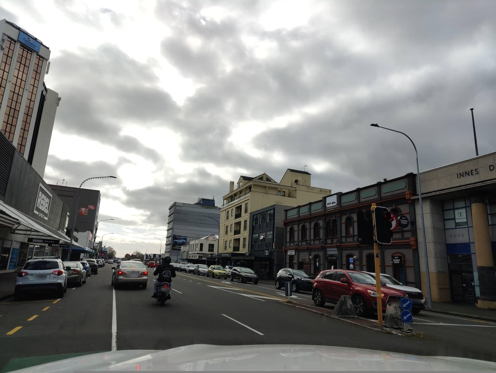 Street view near The Royal Hotel, Palmerston North — © elphix (CC BY-SA · Mapillary)