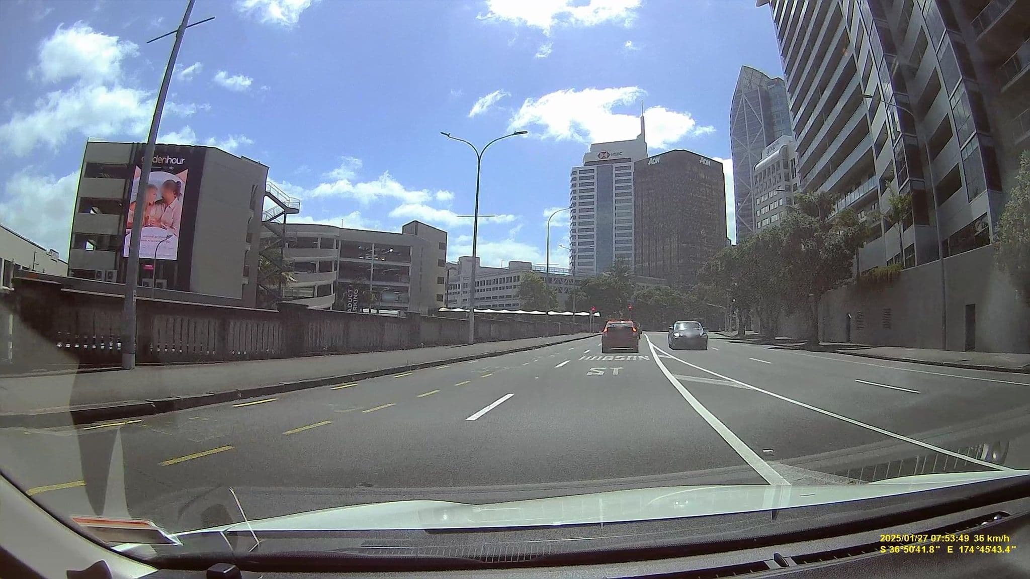 Street view near The Chancellor on Hobson, Auckland — © ralley (CC BY-SA · Mapillary)
