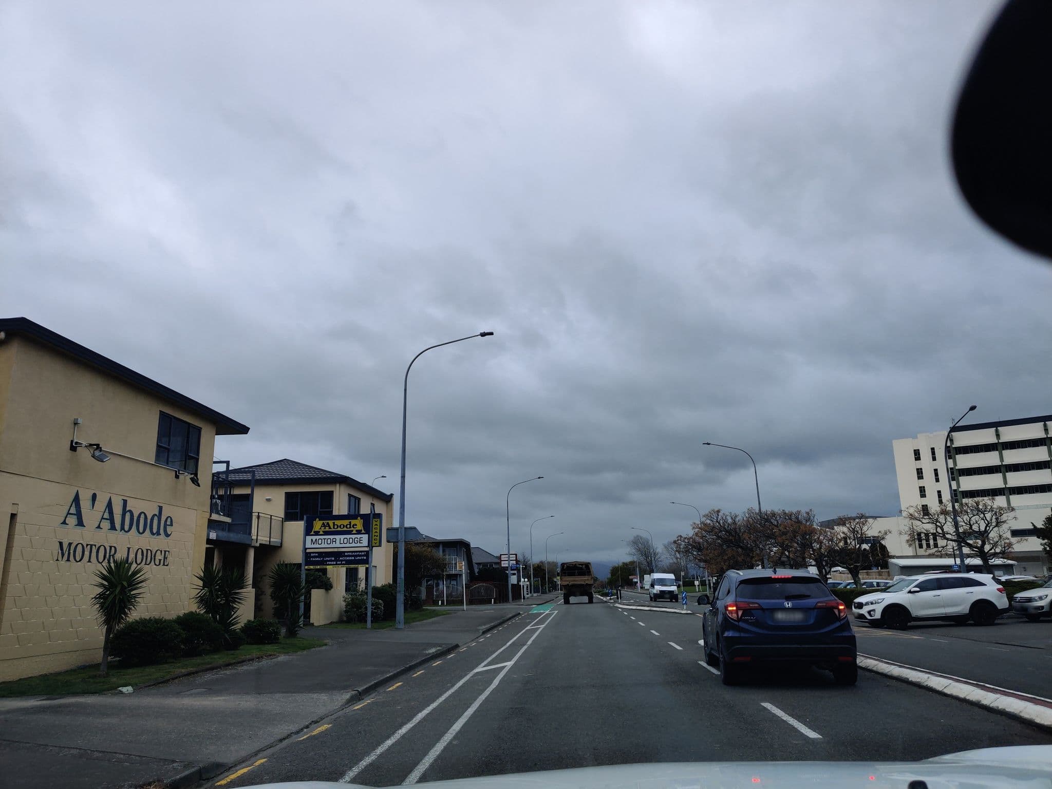 Street view near Abode Motel - Palmerston North, Milson — © elphix (CC BY-SA · Mapillary)